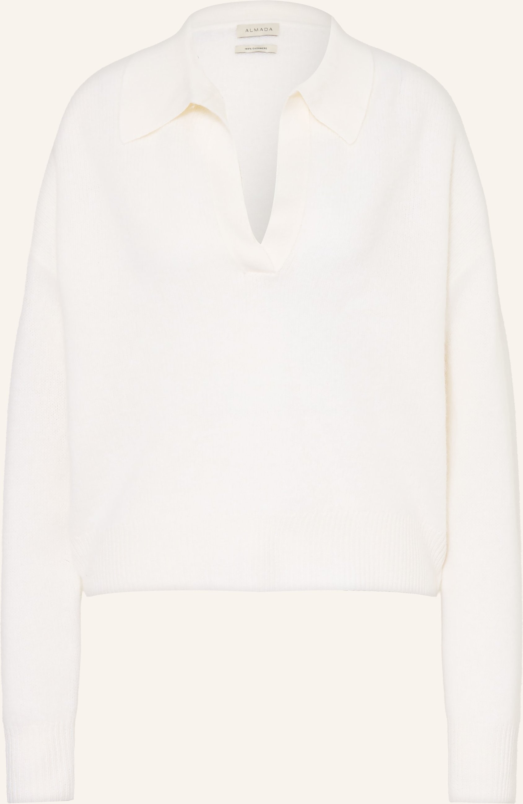 Almada Label Cashmere-Pullover Kaia weiss