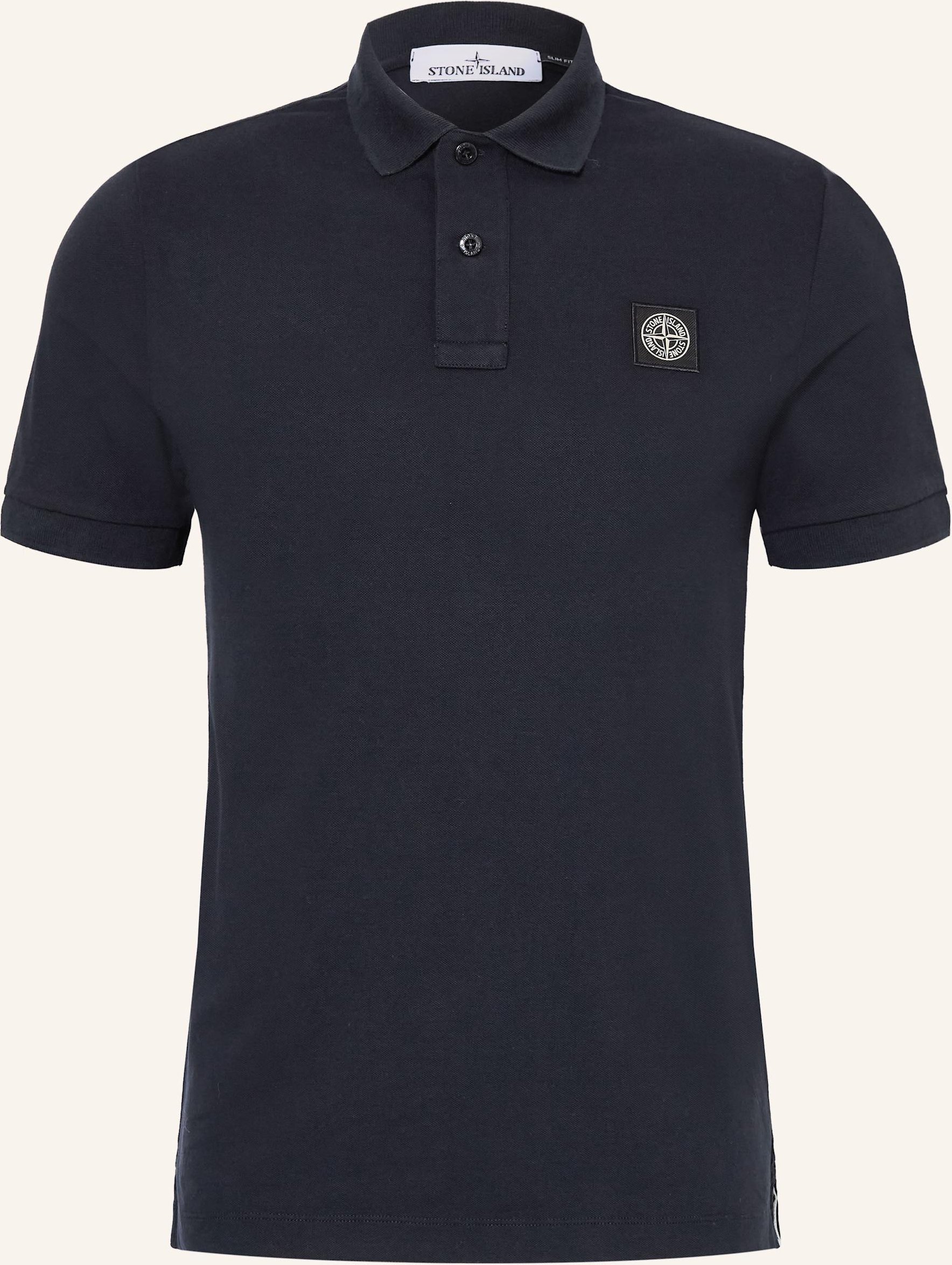 Stone Island Piqué-Poloshirt blau