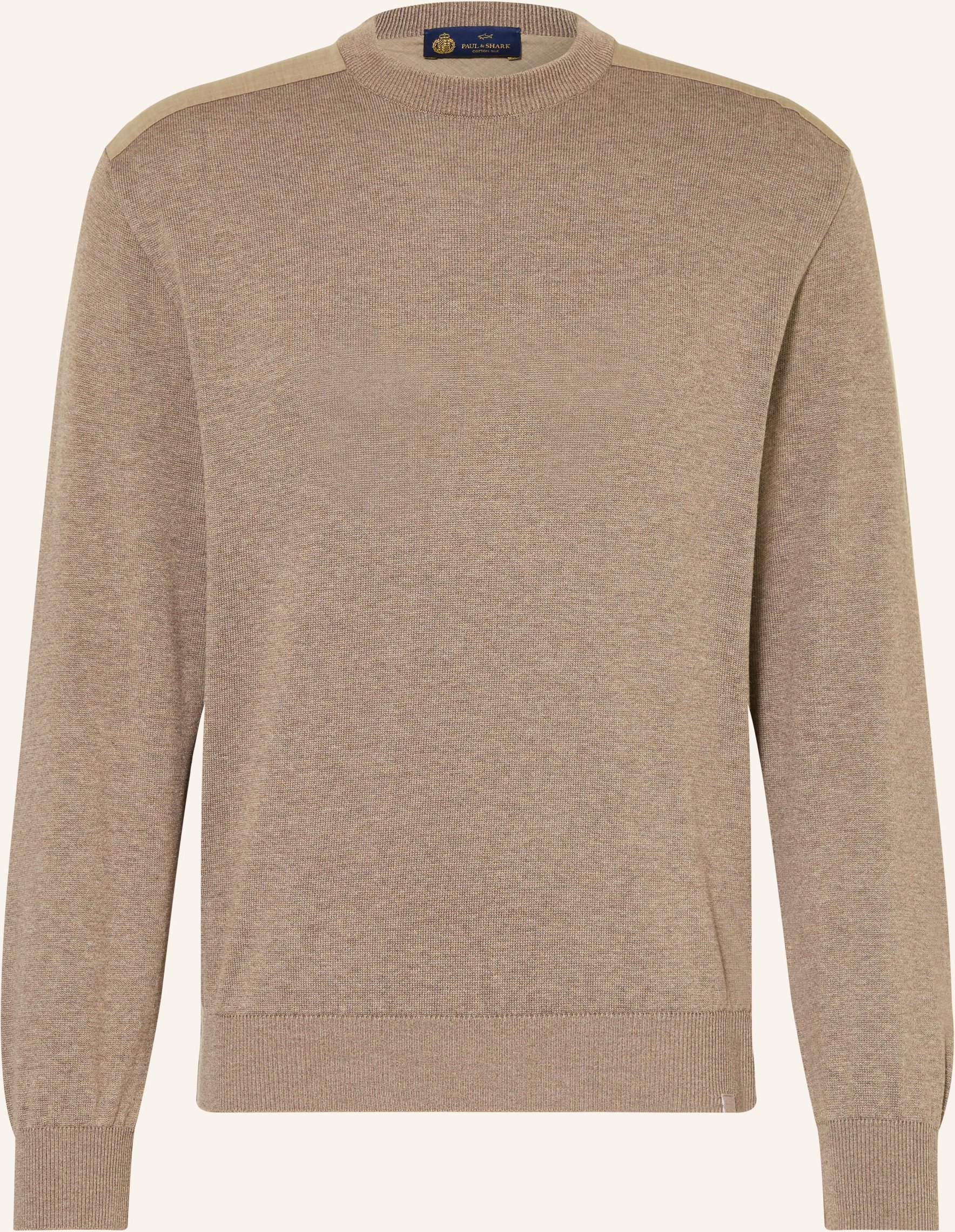 Paul & Shark Pullover Mit Seide braun