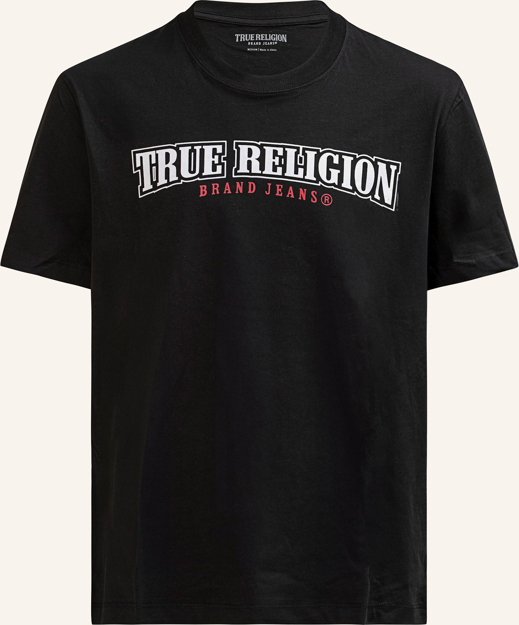 True Religion T-Shirt Buddha schwarz