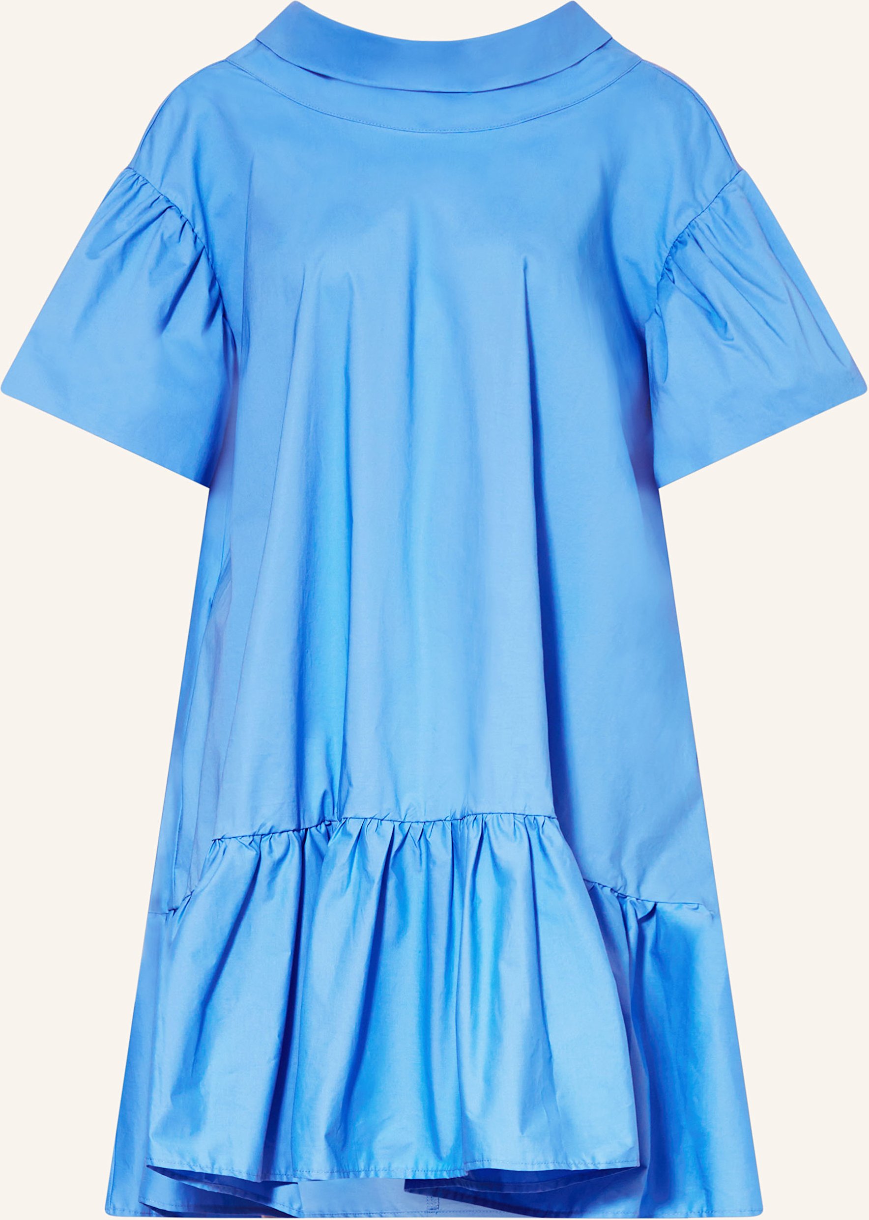 Anna's Kleid Mit Rüschen blau