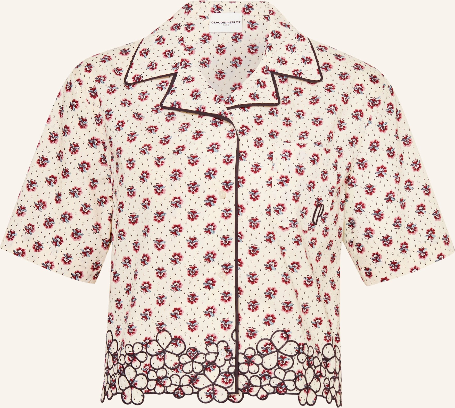 Claudie Pierlot Bluse beige