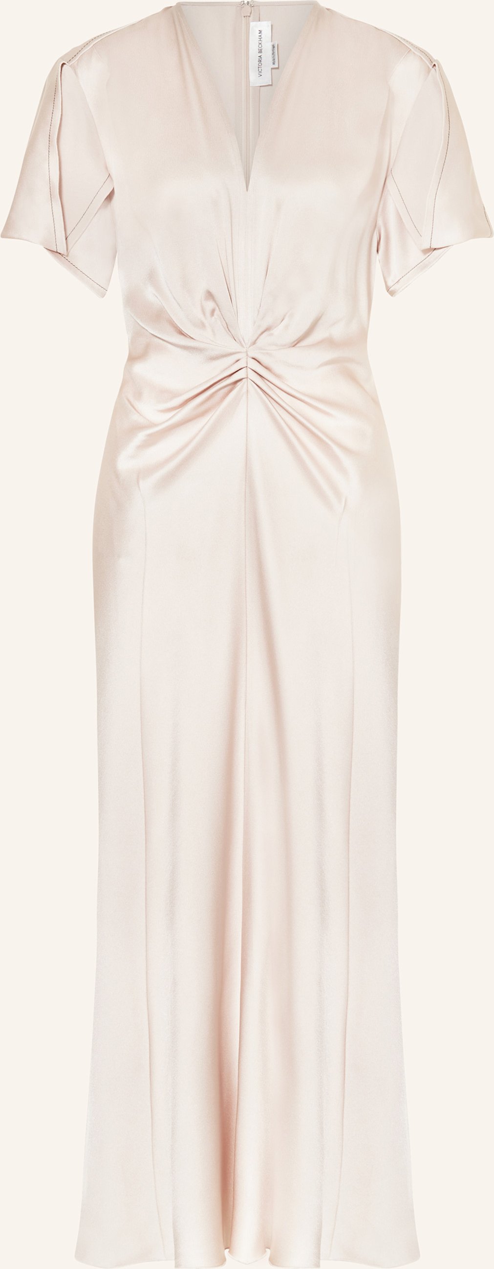 Victoria Beckham Satinkleid pink