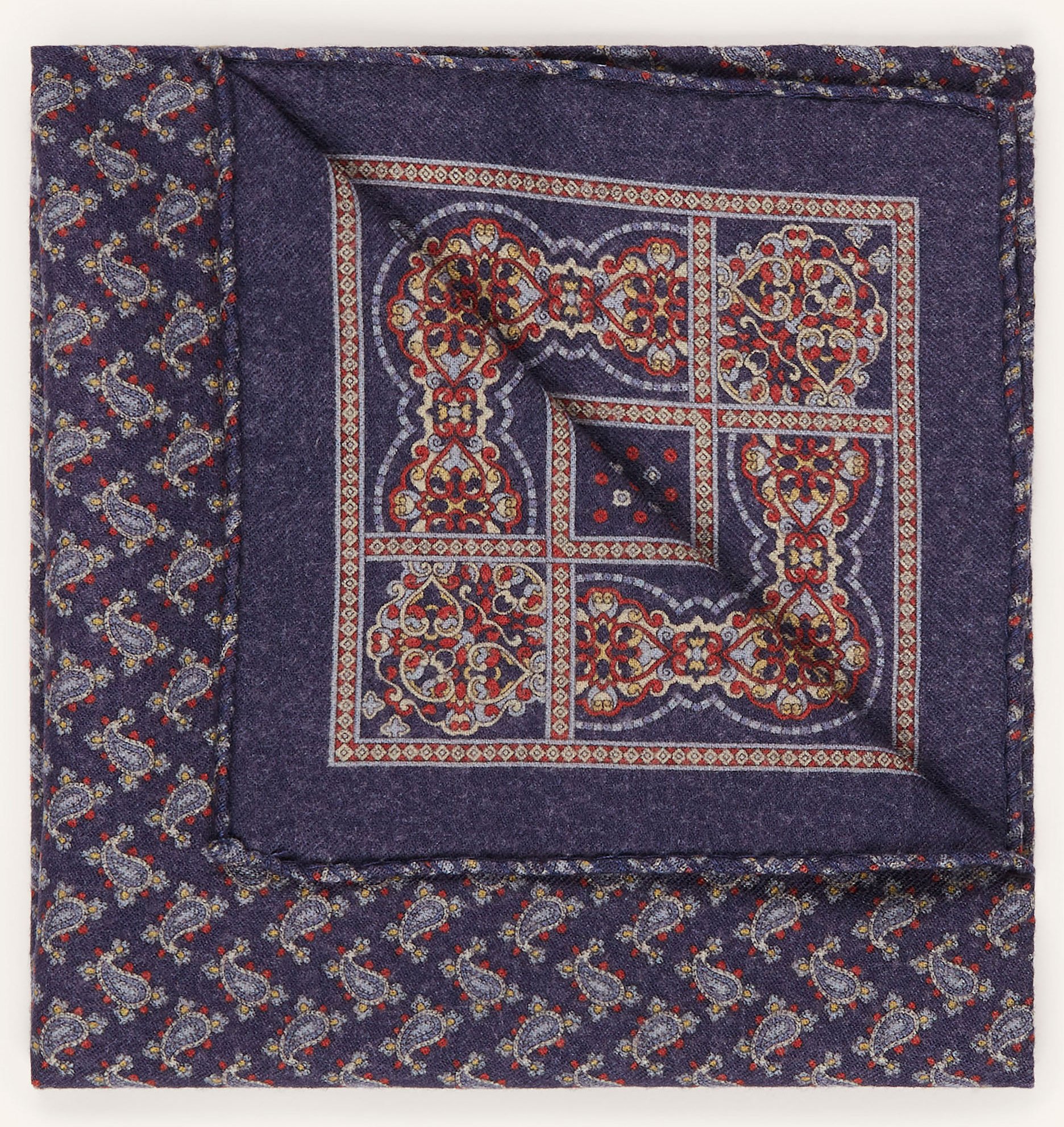 Eton Einstecktuch blau