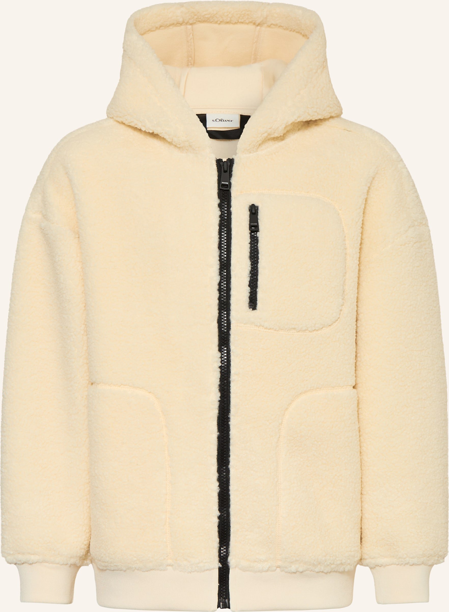 S.Oliver Red Teddyfell-Jacke beige