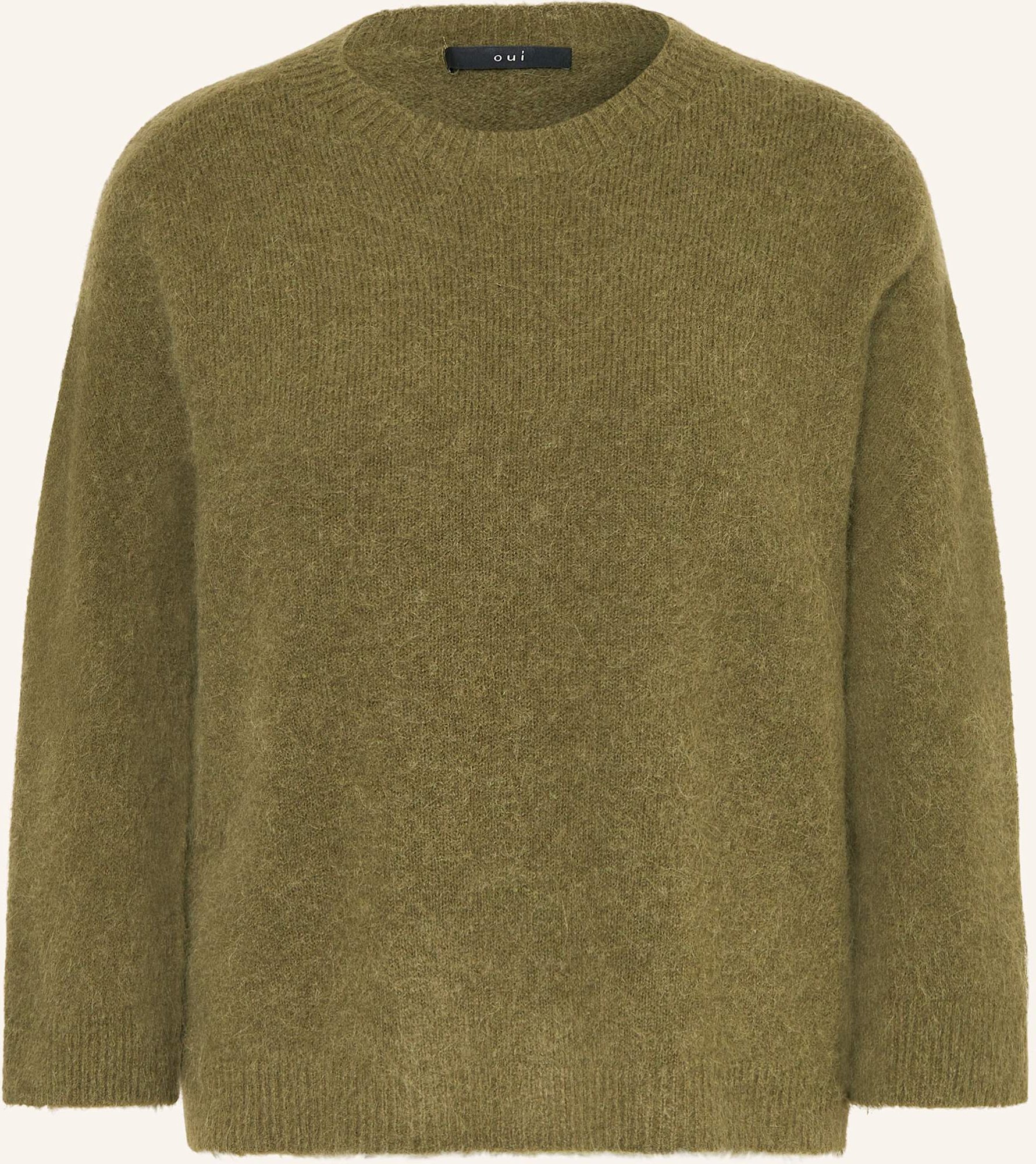 Oui Pullover Mit 3/4-Arm gruen