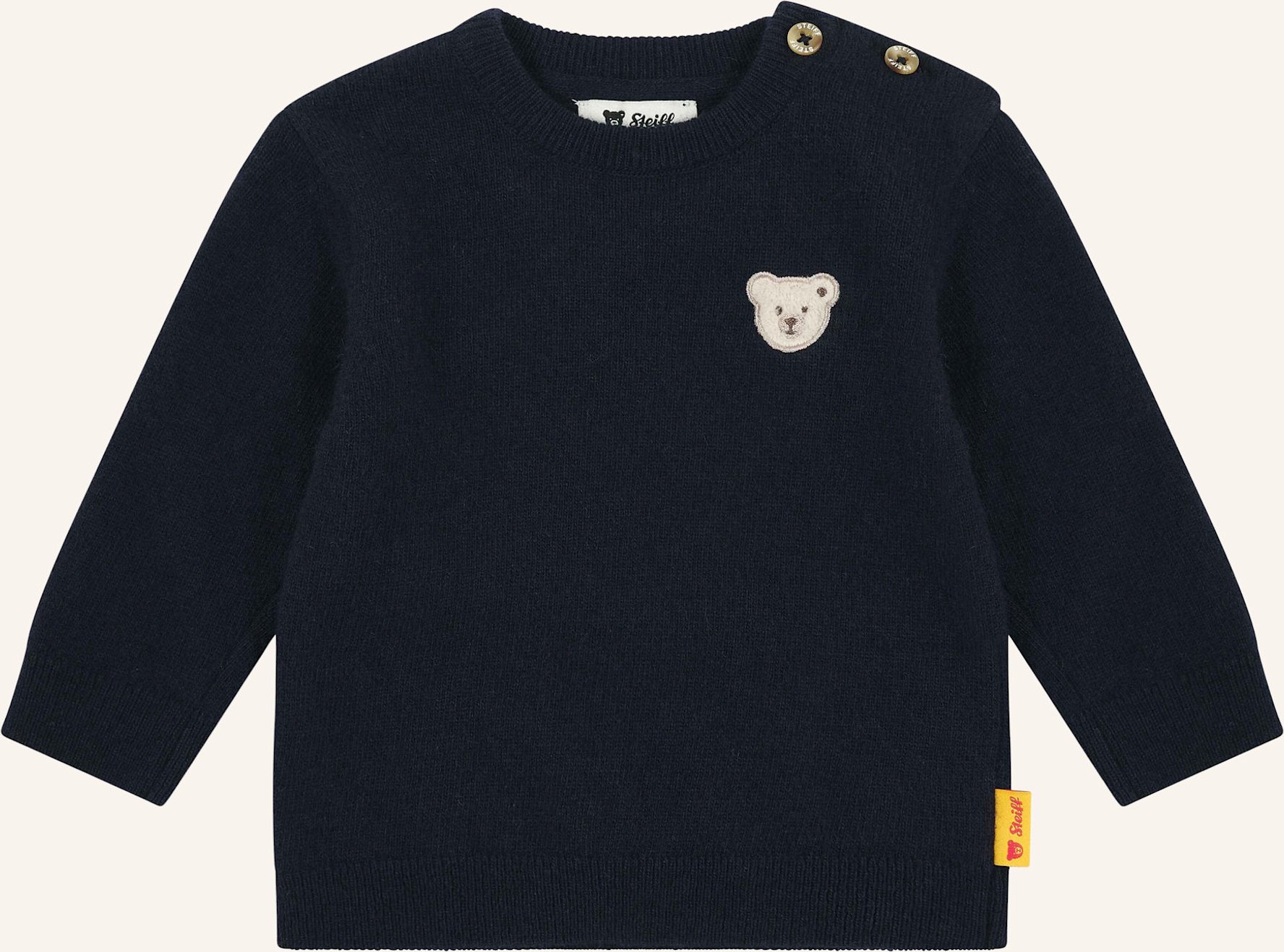 Thumbnail - Steiff Pullover Woodland blau