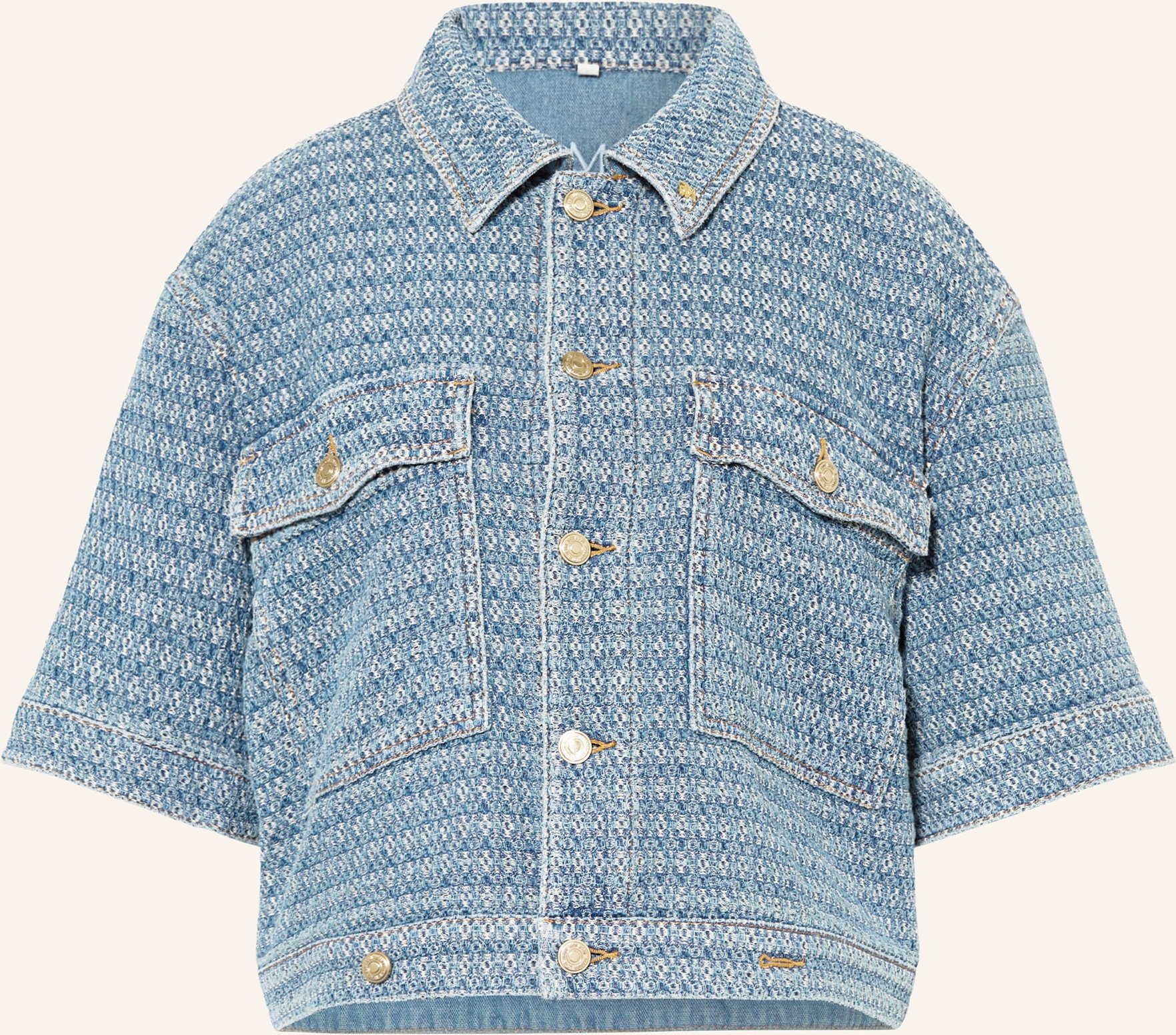 Mos Mosh Kastenjacke Mmebba blau