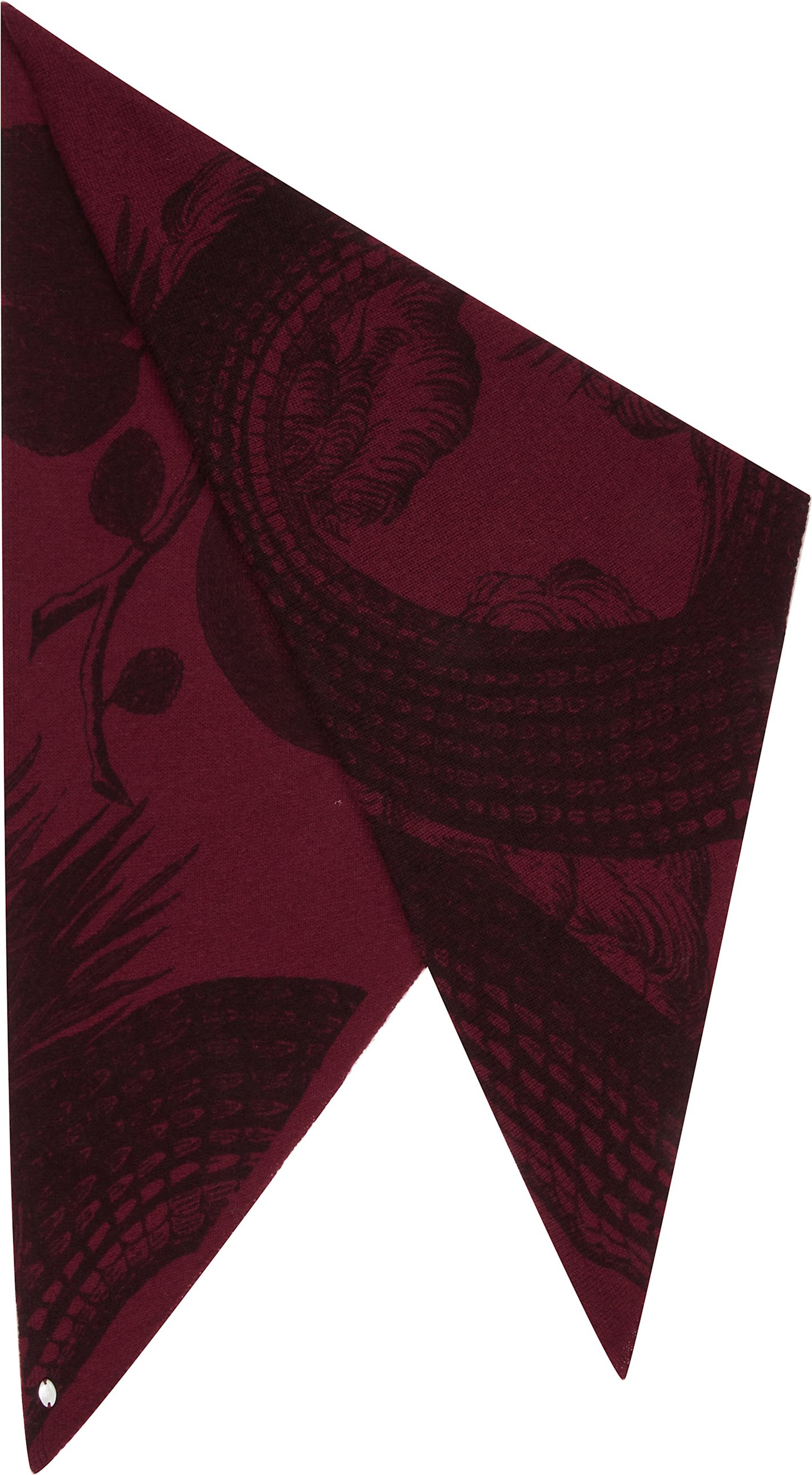 Friendly Hunting Dreieckstuch Aus Cashmere rot