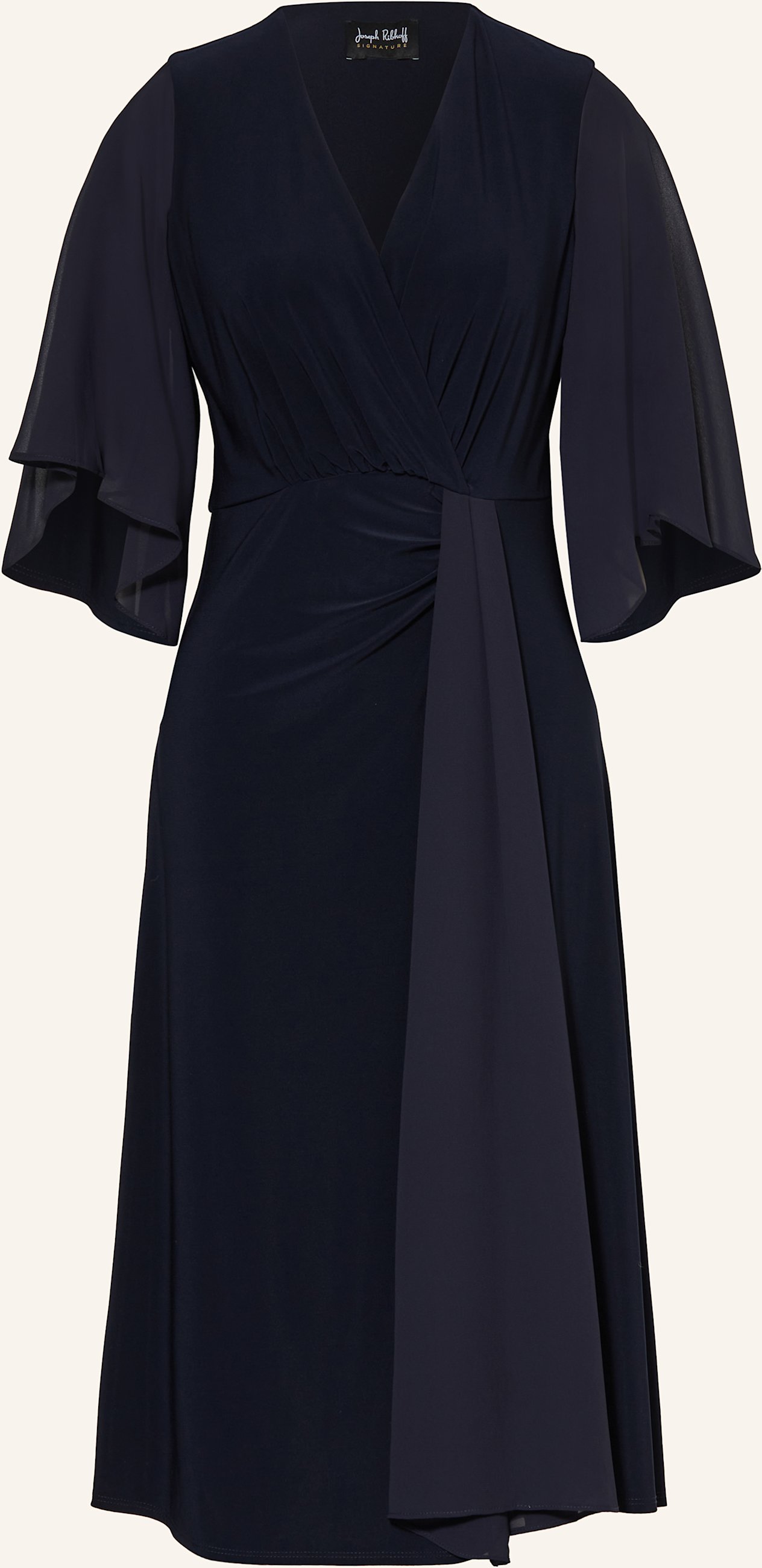 Joseph Ribkoff Signature Kleid In Wickeloptik blau