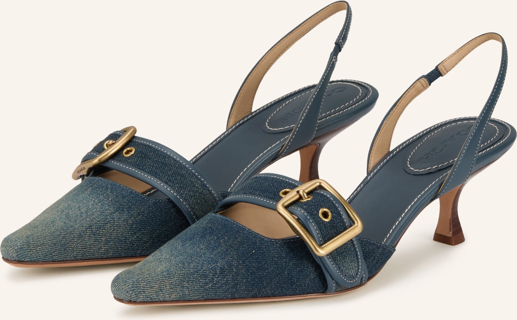 Coach Slingpumps Margot blau