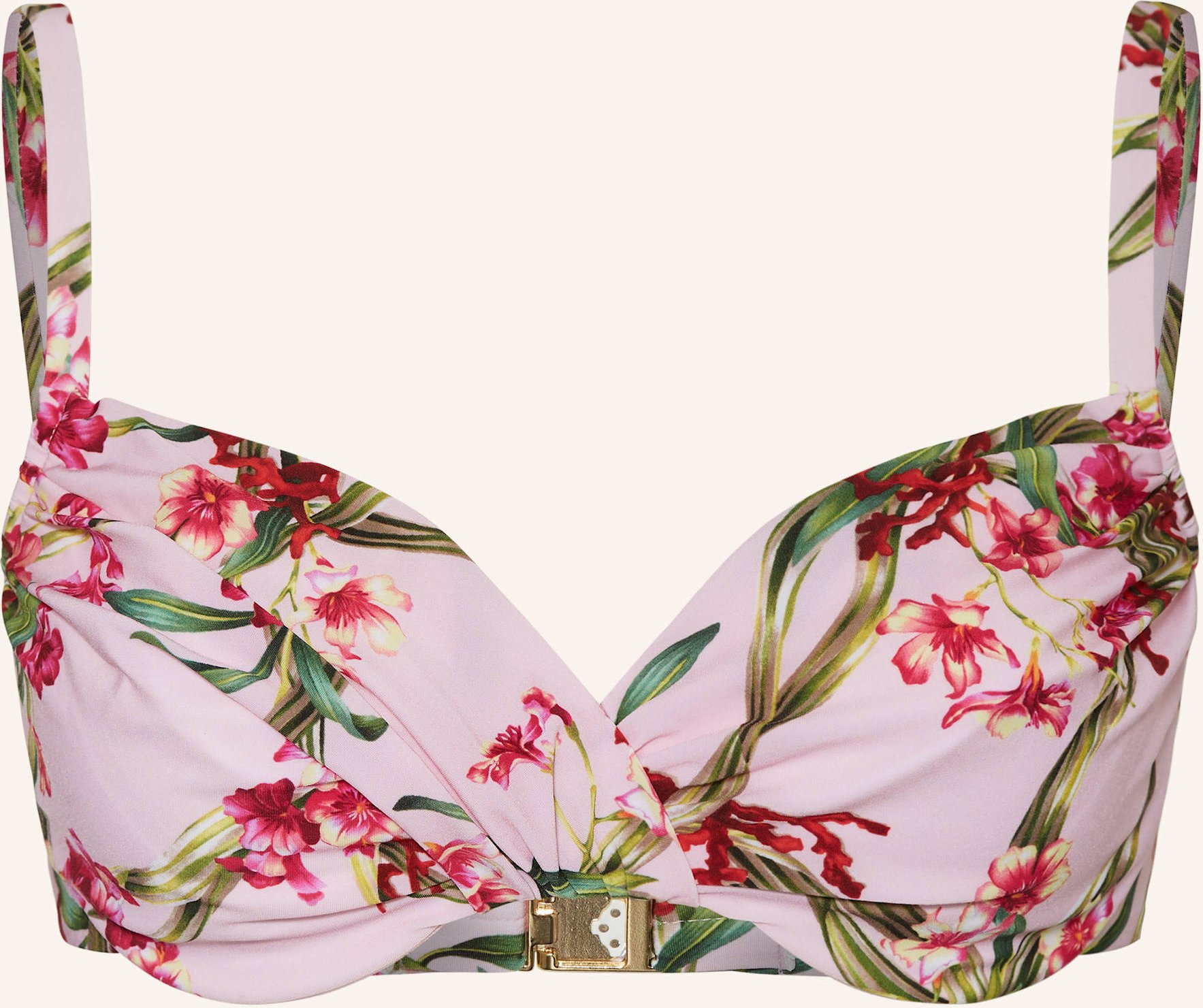 Maryan Mehlhorn Bügel-Bikini-Top Botanique pink