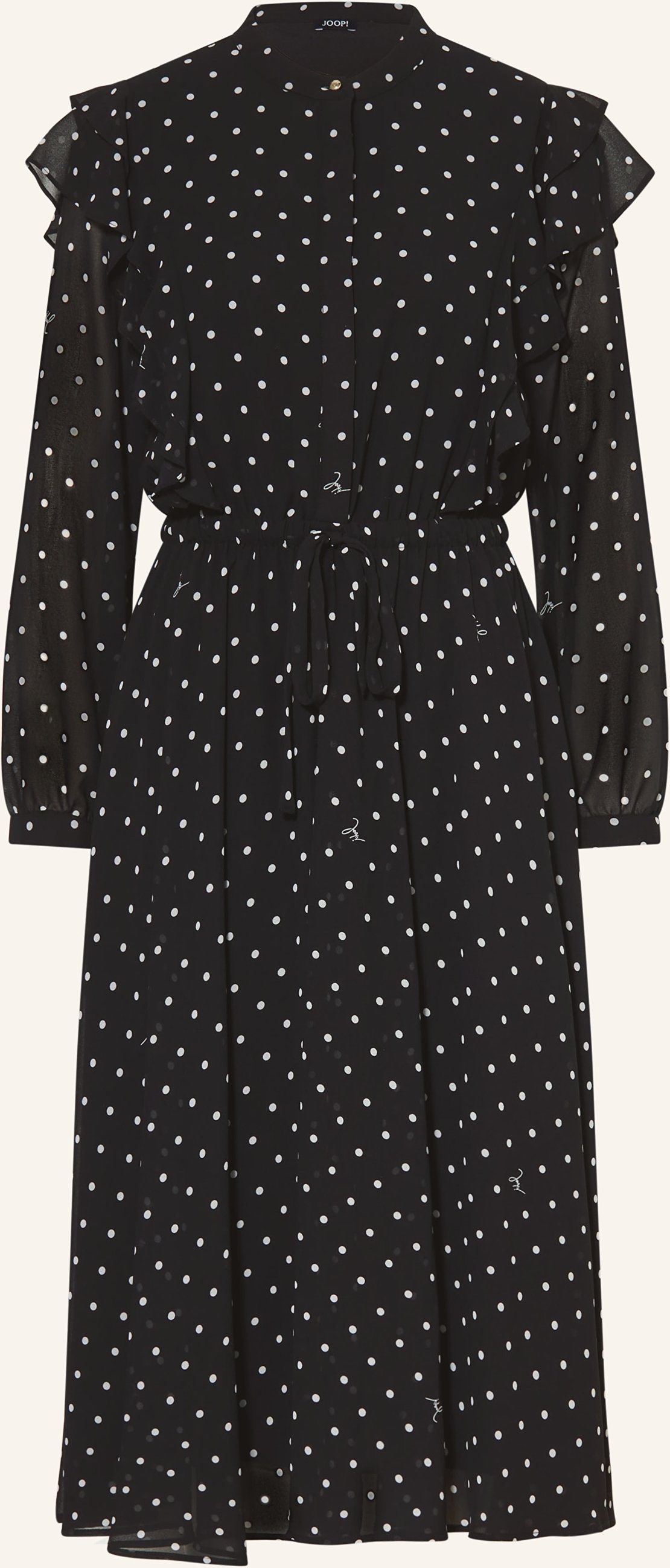 Joop! Kleid Mit Volants schwarz