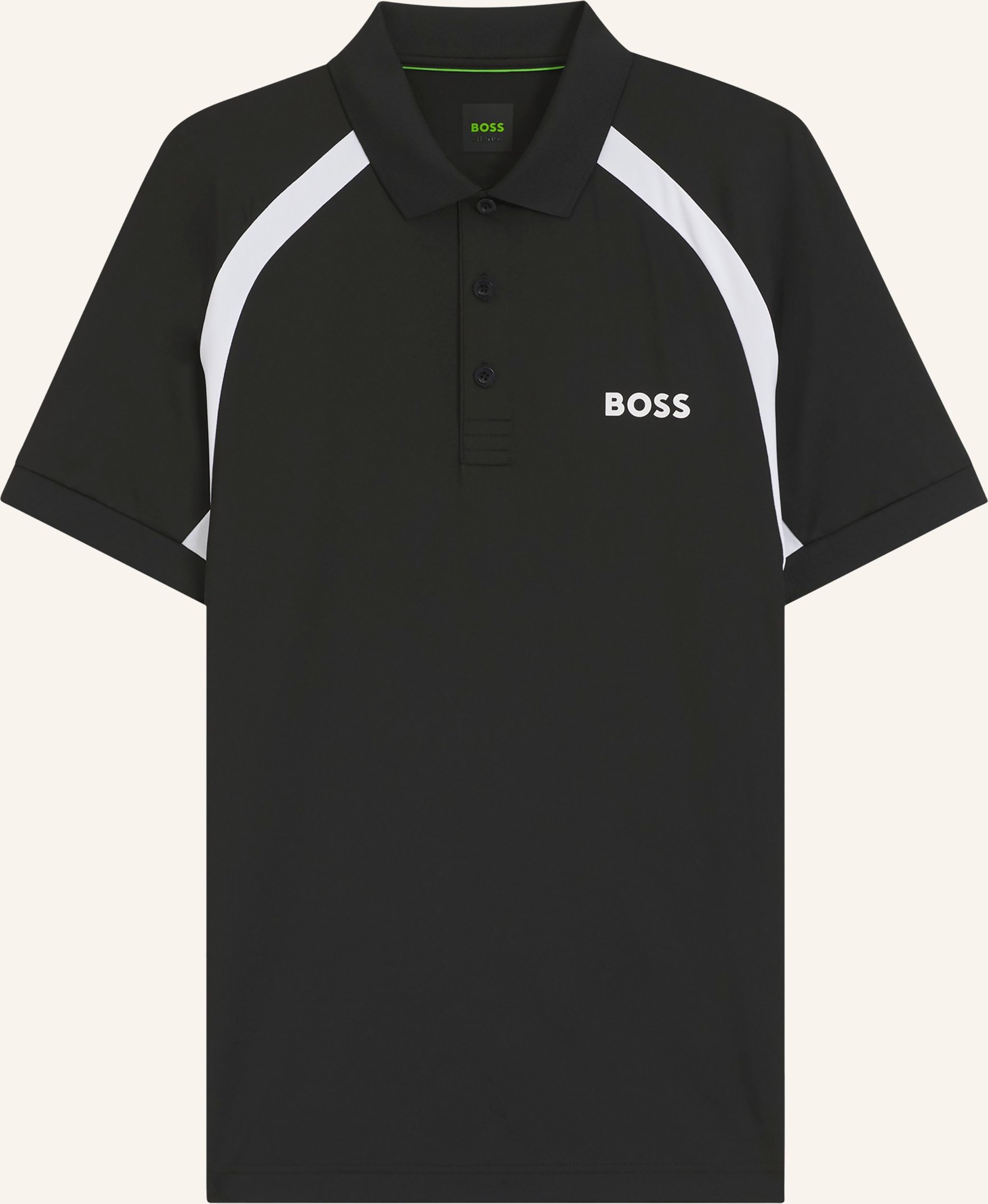 Boss Funktions-Poloshirt Toc schwarz