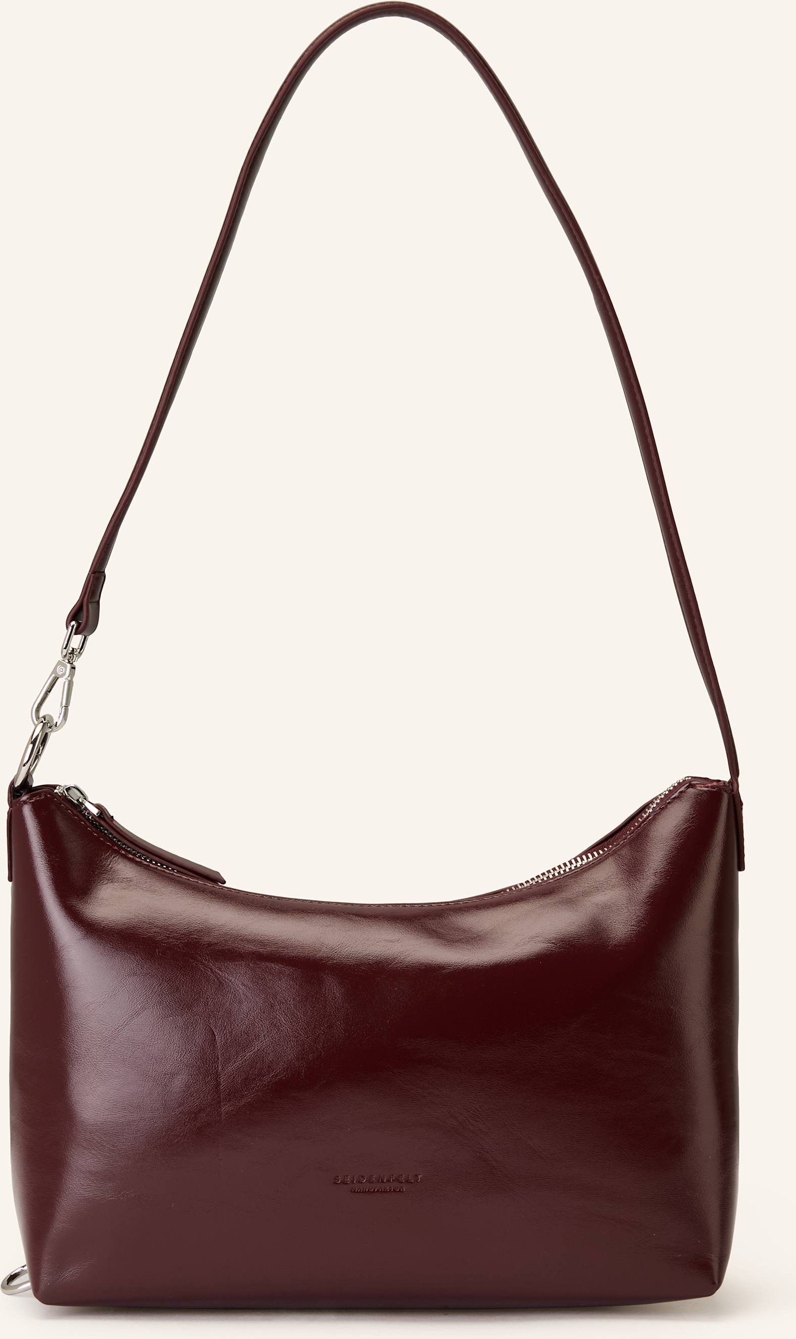 Thumbnail - Seidenfelt Schultertasche Delary rot