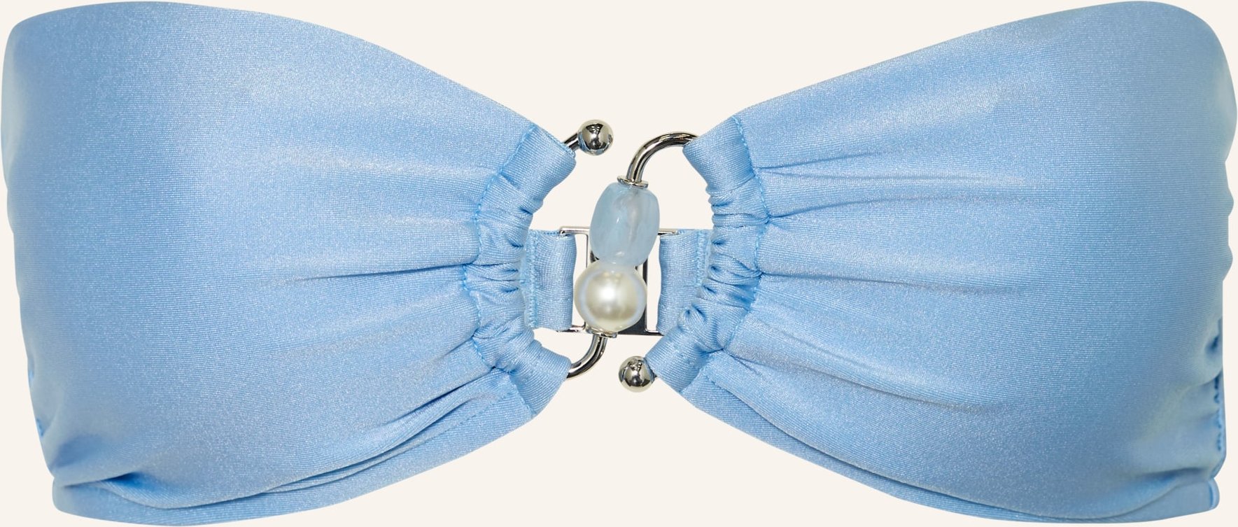 Seafolly Bandeau-Bikini-Top Palermo blau