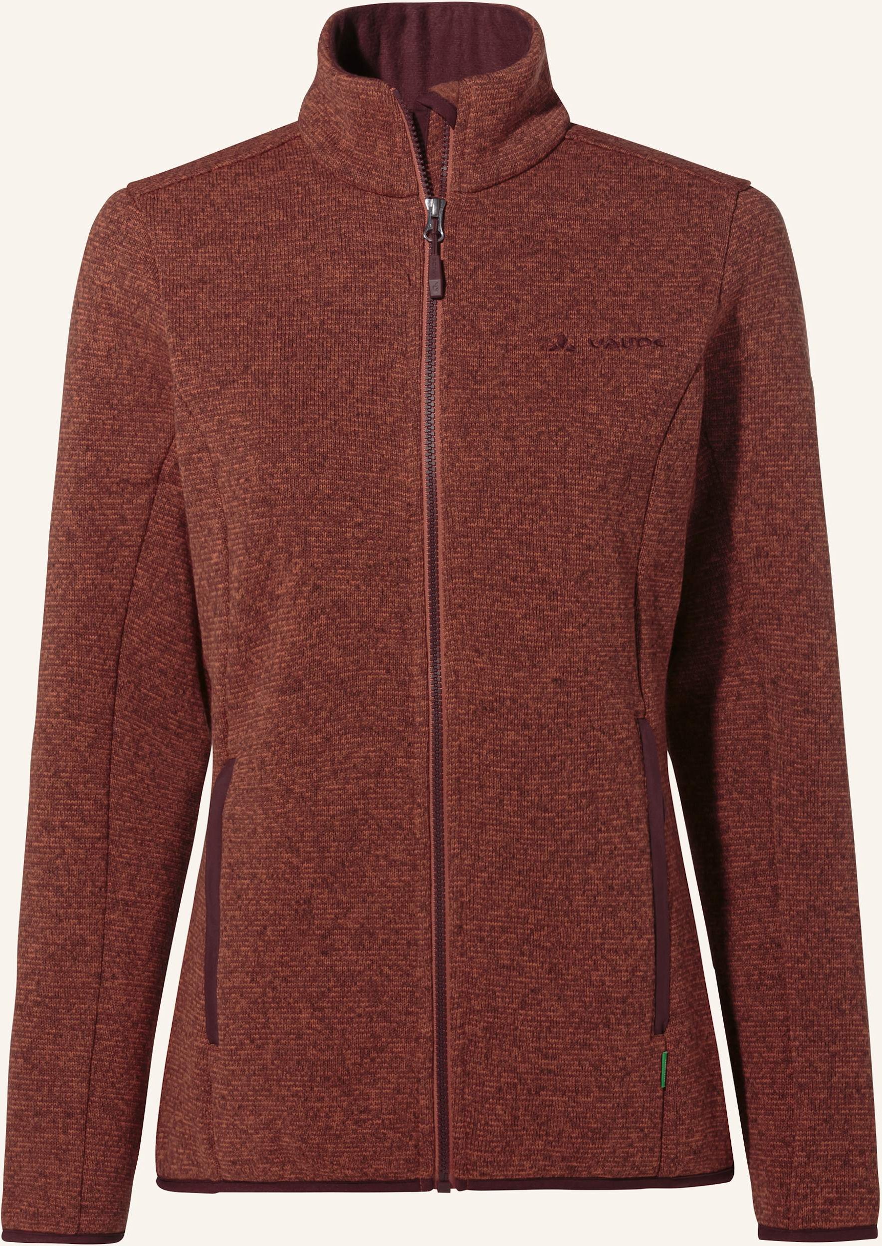 Vaude Strick-Fleecejacke Rienza braun