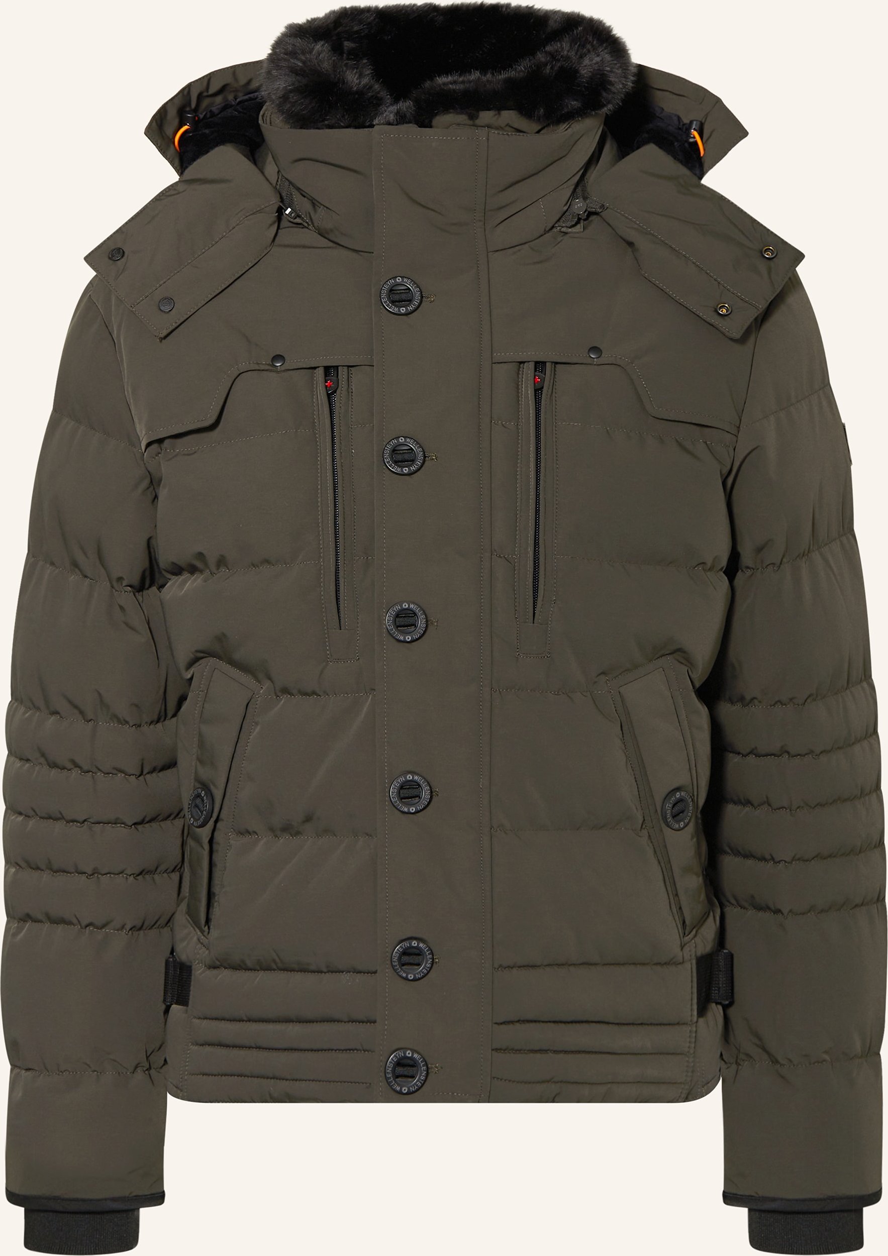 Thumbnail - Wellensteyn Steppjacke Starstream Mit Abnehmbarem Kragen Und Kapuze schwarz