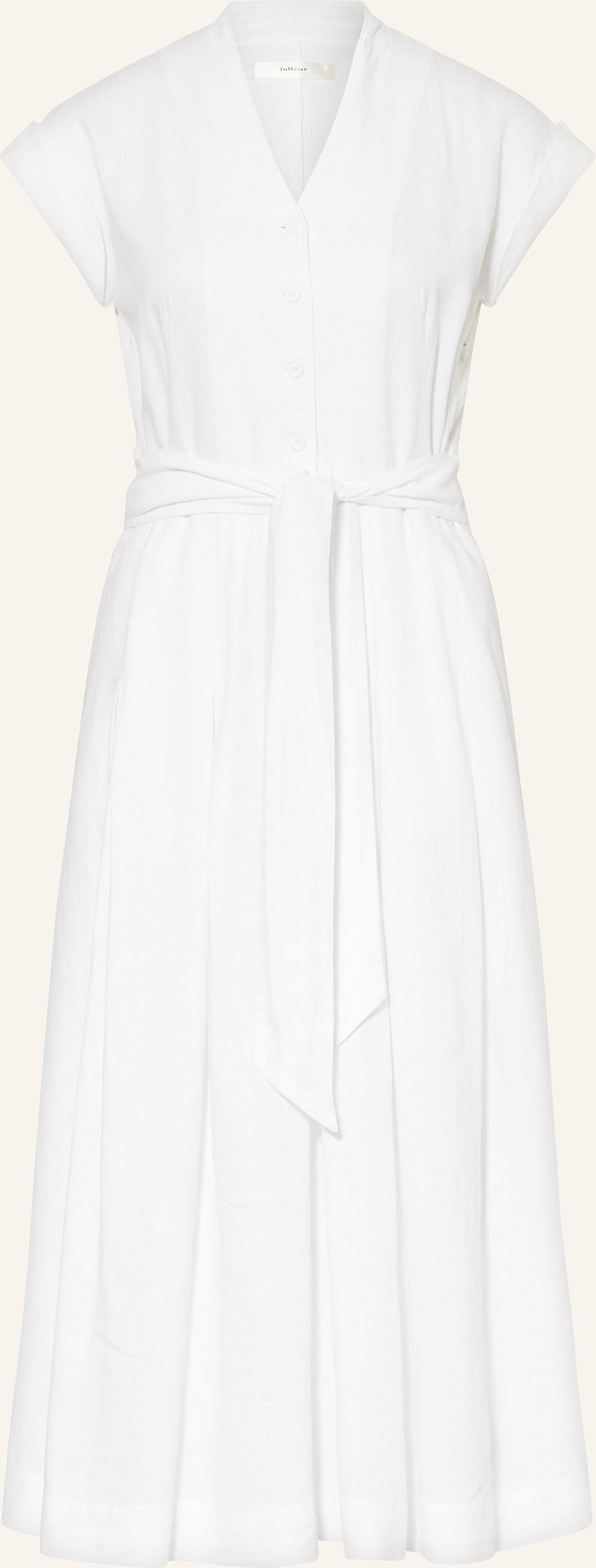 Thumbnail - Inwear Kleid Rimoneiw Mit Leinen weiss