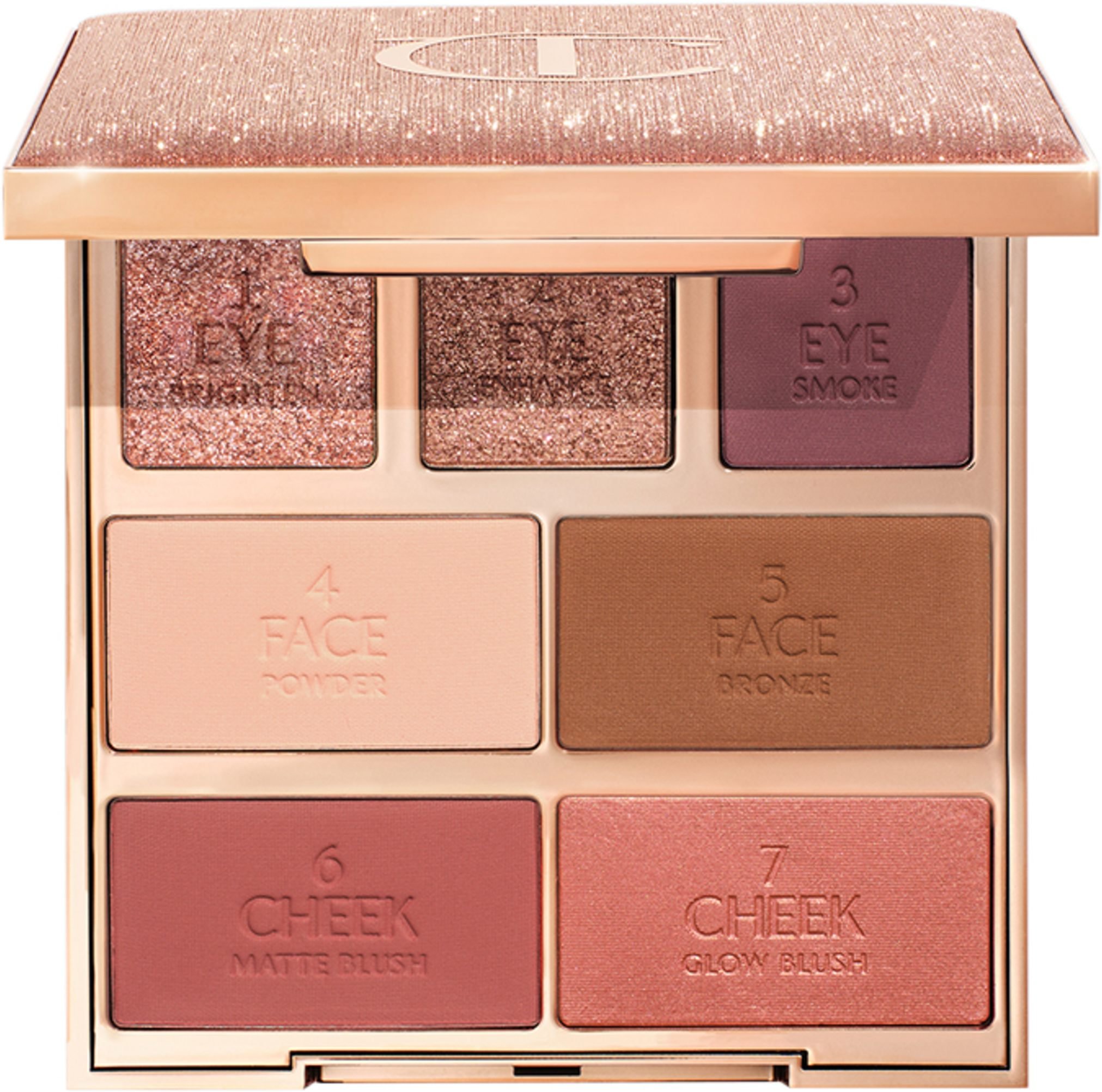 Thumbnail - Charlotte Tilbury Instant Look In A Palette - Dreamy, Bronzed Beauty Lidschattenpalette