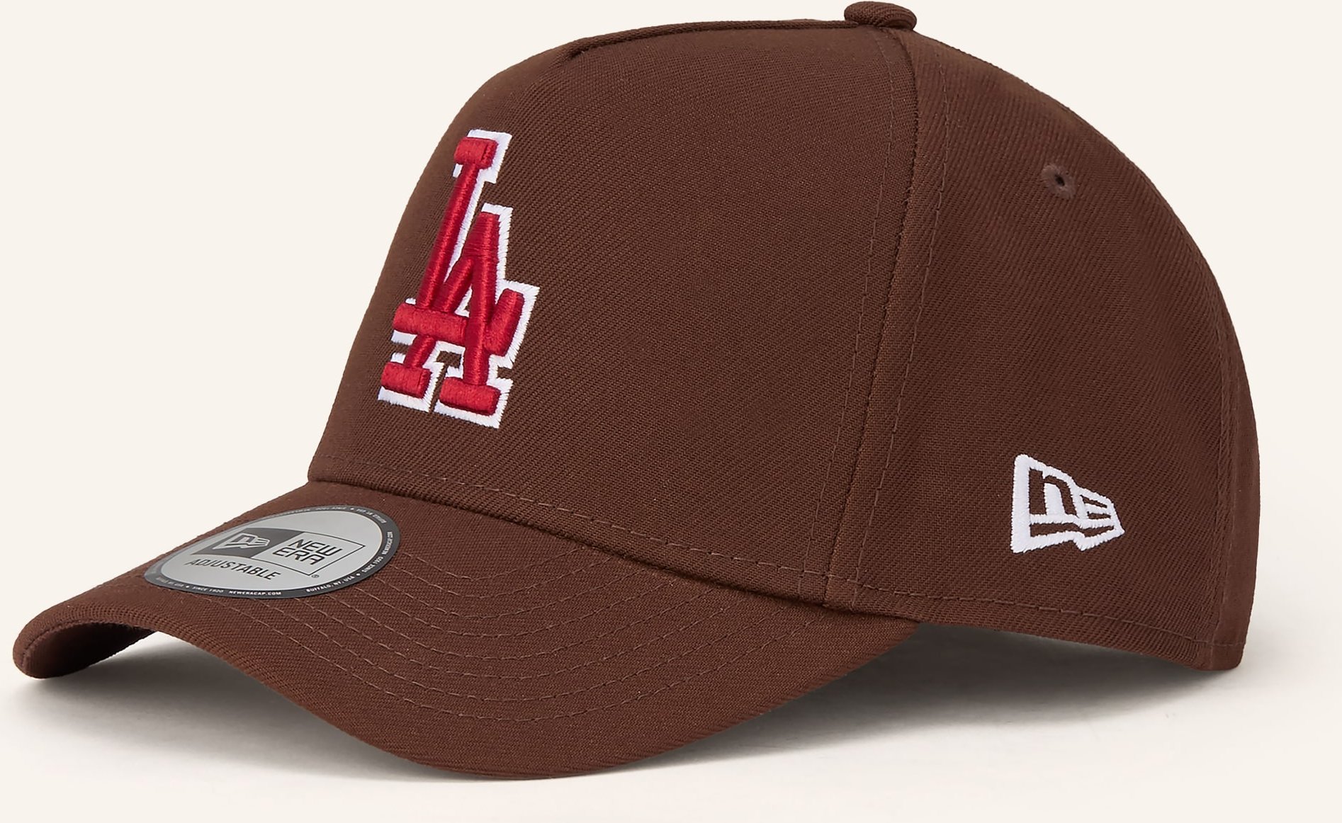 New Era Cap Outline Script E-Frame braun