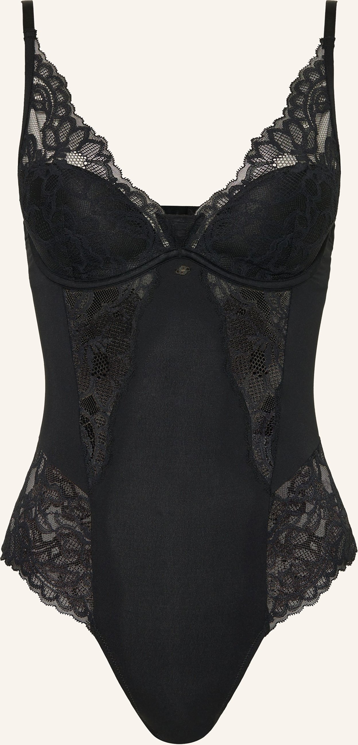 Boss Bügel-Body Blossom schwarz