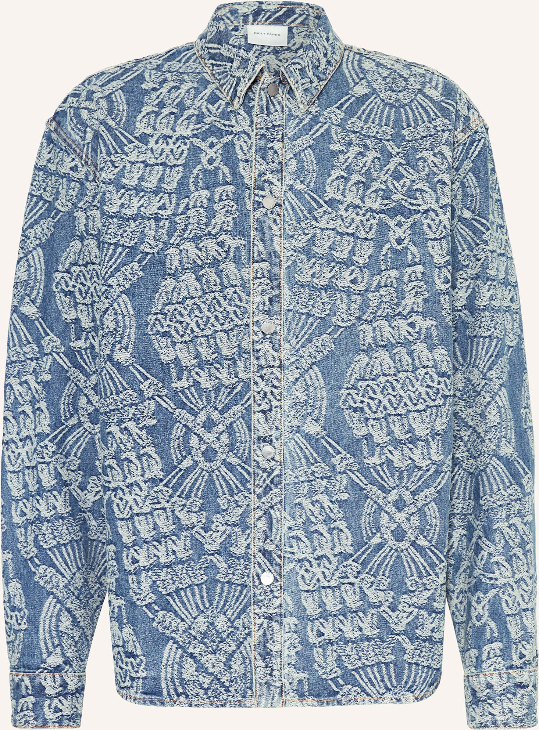 Daily Paper Jeans-Overshirt Rahul blau