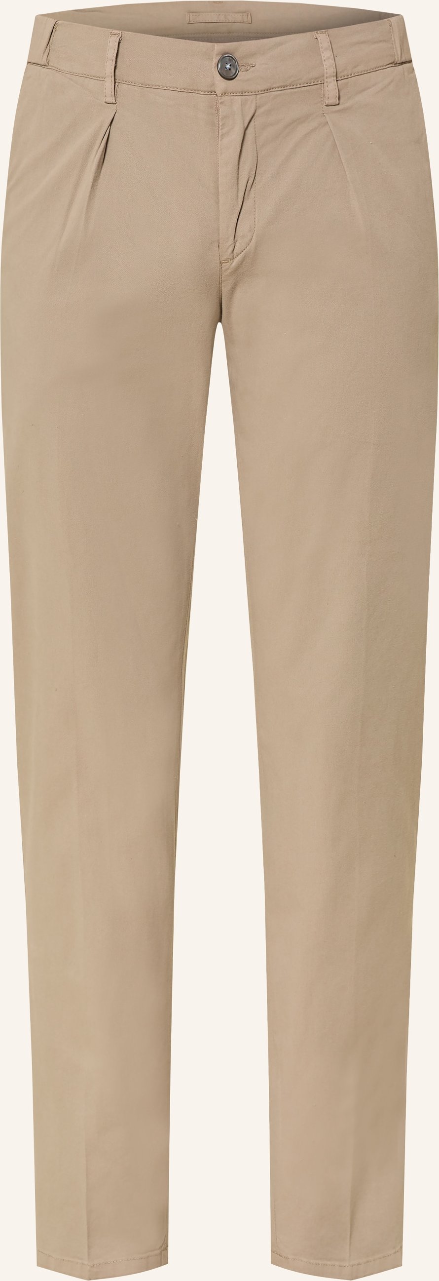 Profuomo Chino Relaxed Fit braun