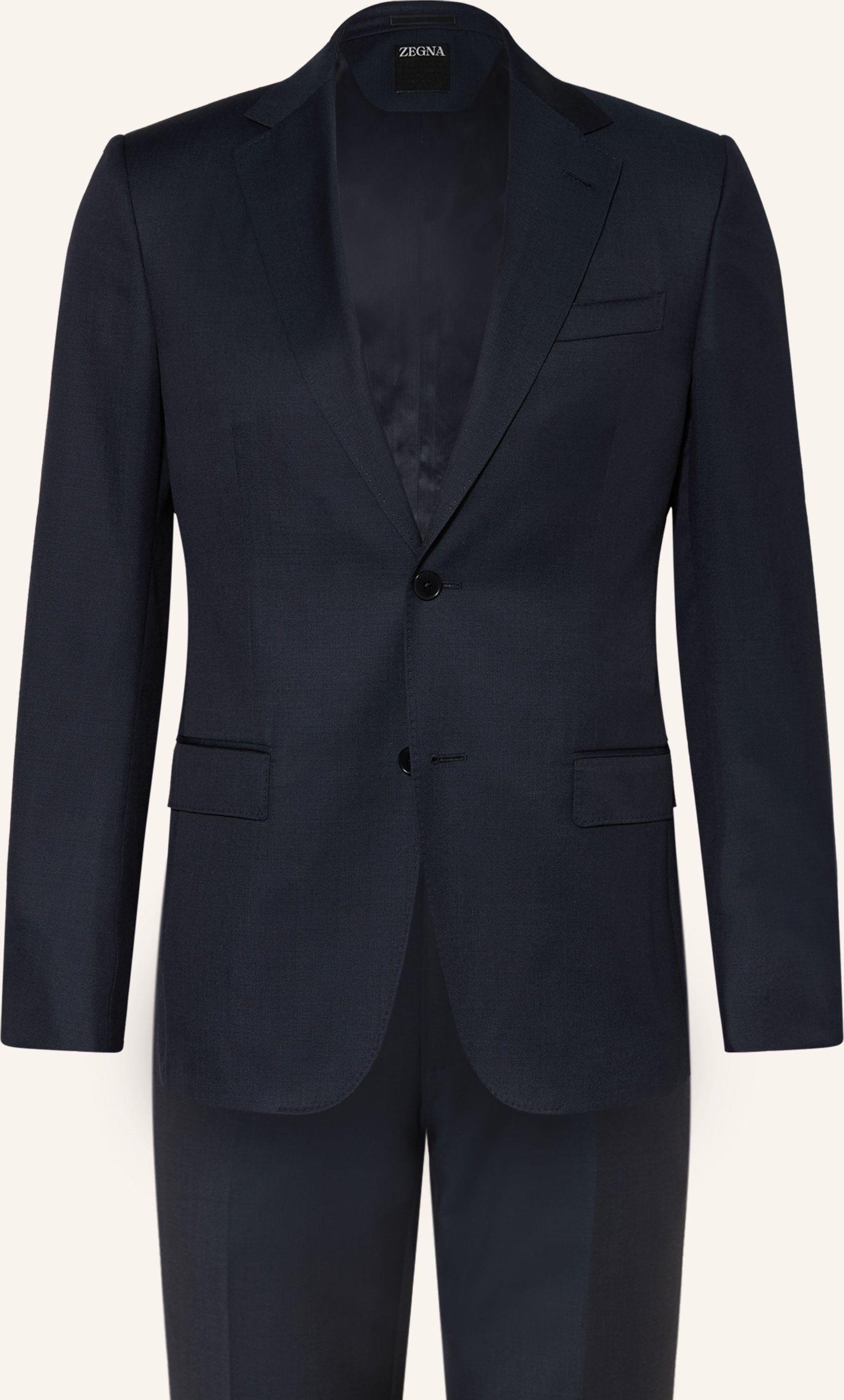 Zegna Anzug Extra Slim Fit blau