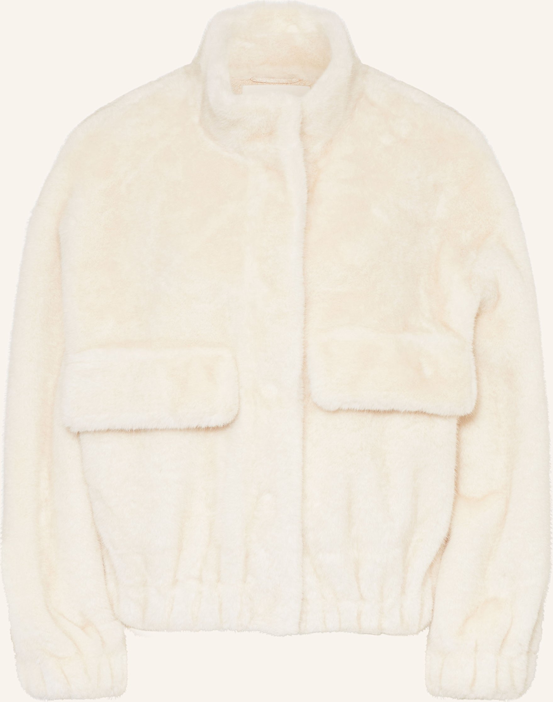 Ba&Sh Kunstfell-Jacke Paros weiss