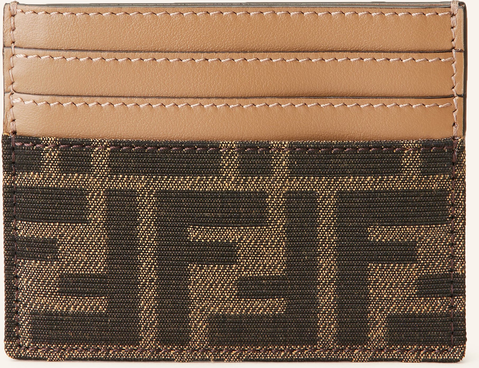 Fendi Kartenetui Baguette braun