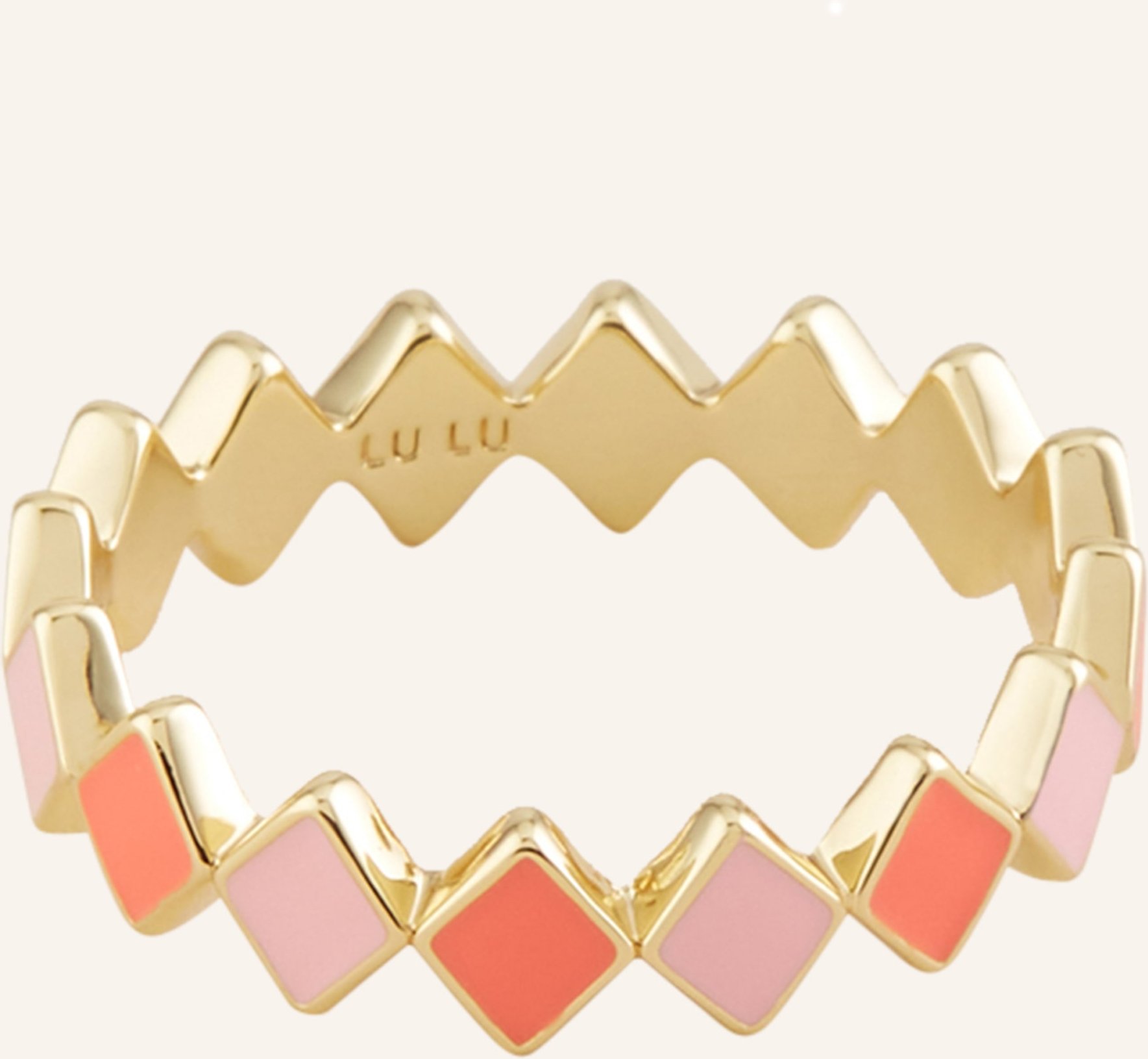 Lulu Copenhagen Ring pink