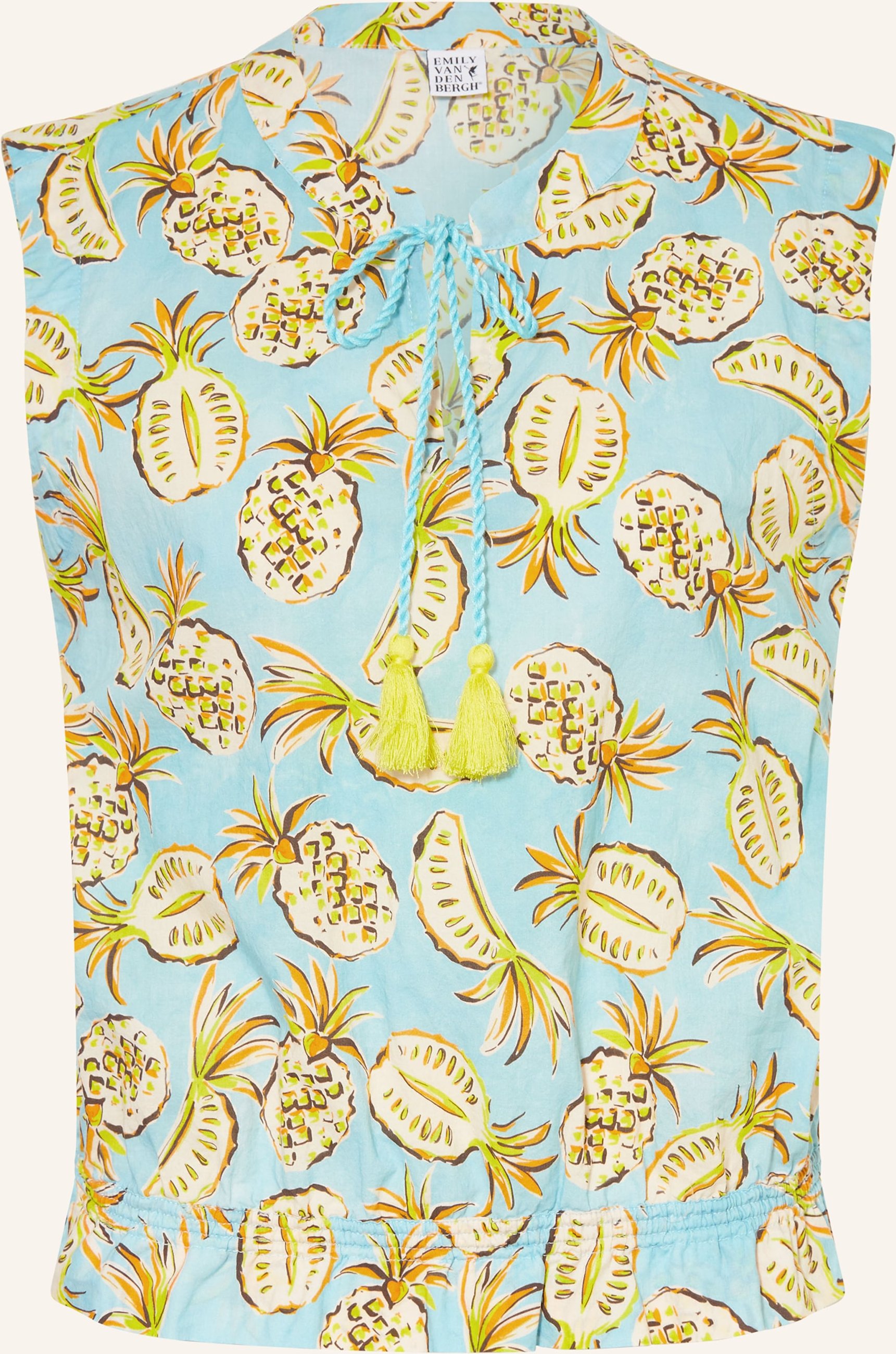 Emily Van Den Bergh Blusentop blau