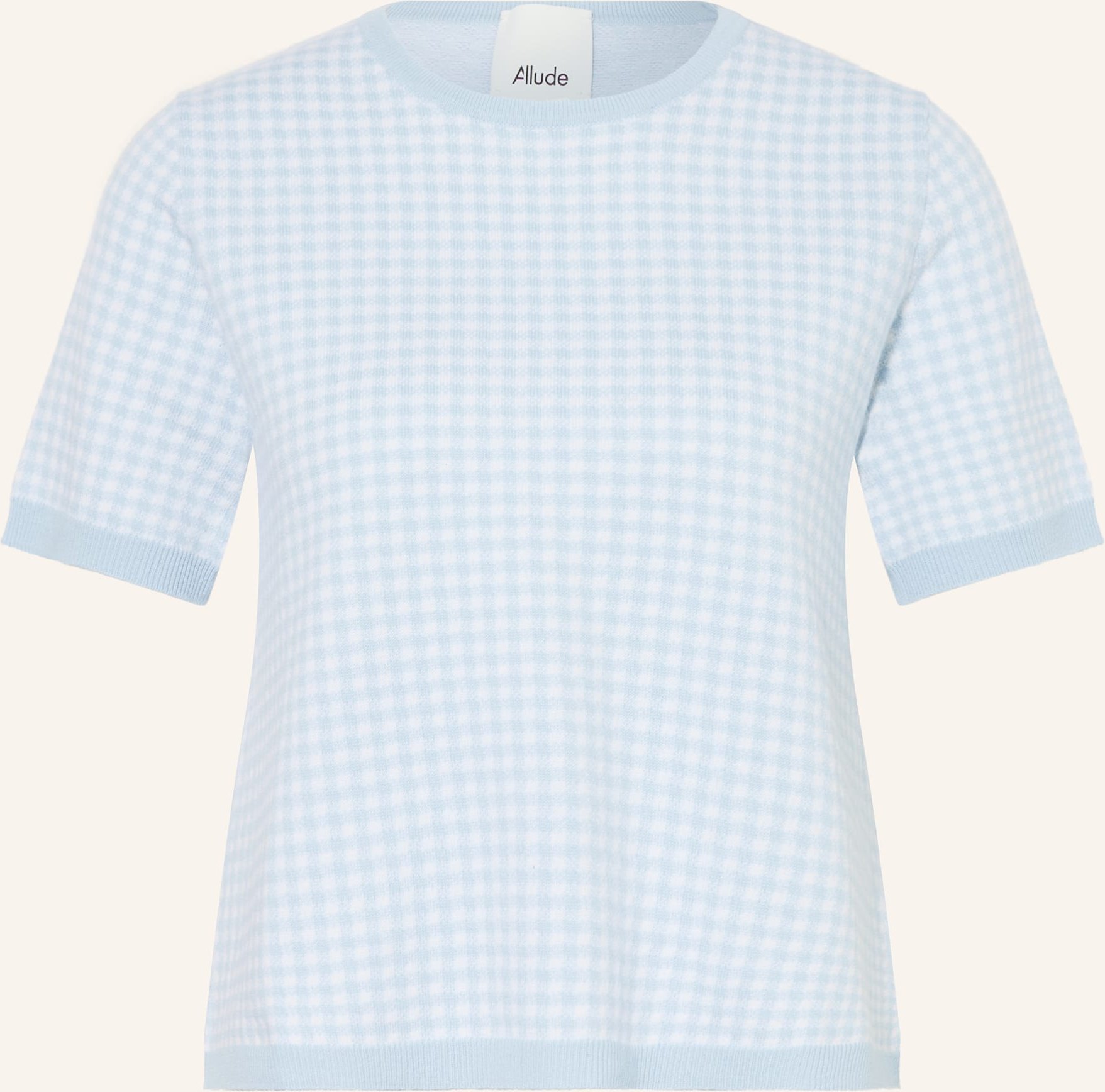 Allude Strickshirt Mit Cashmere blau