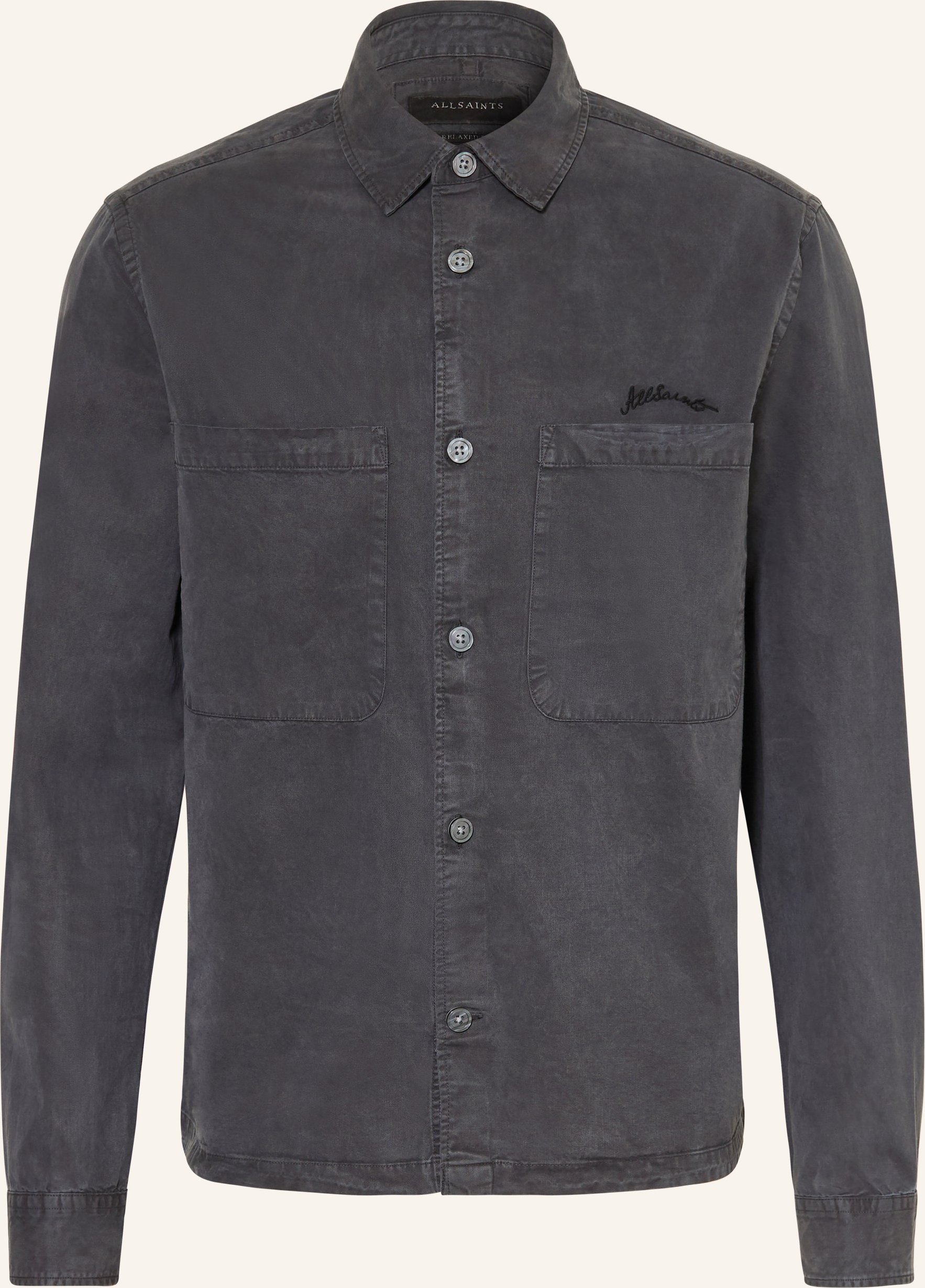 Allsaints Overshirt Rhodi blau