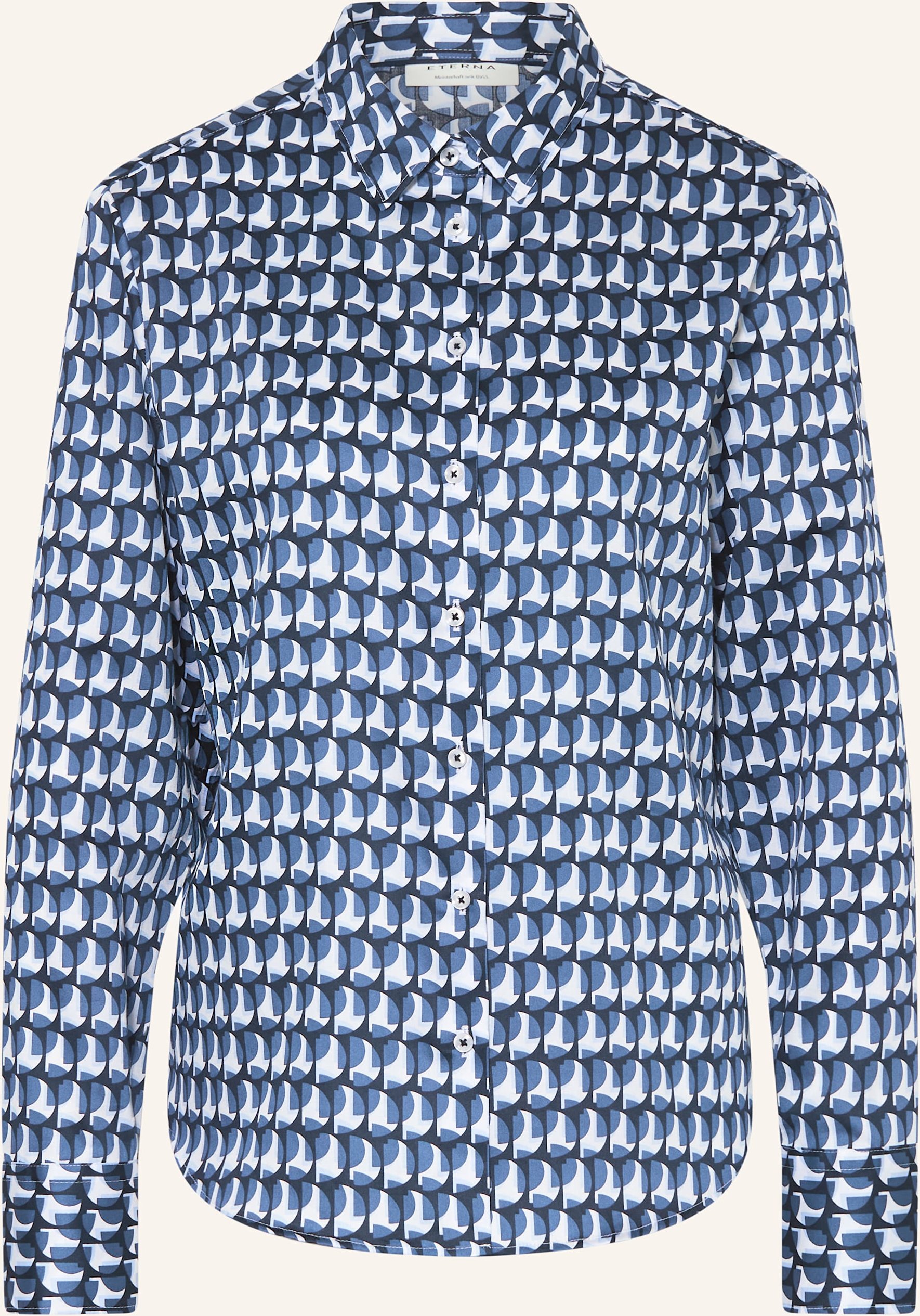 Eterna Hemdbluse blau