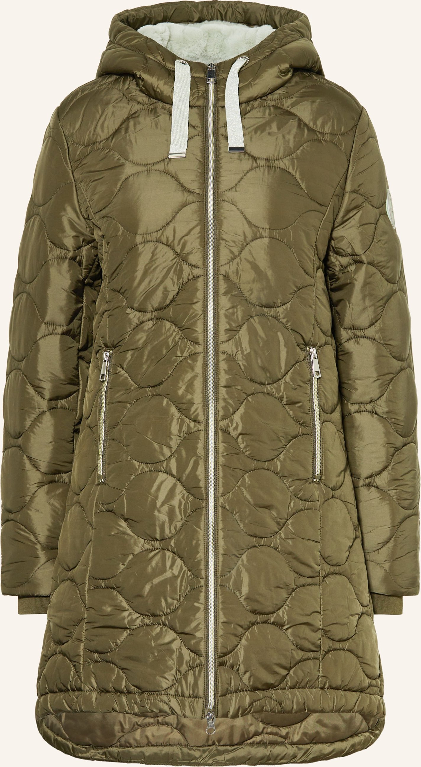 Cartoon Steppjacke gruen