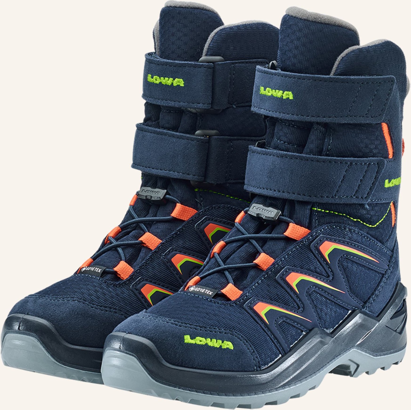 Thumbnail - Lowa Outdoor-Schuhe Maddox Warm Gtx Hi Jr blau