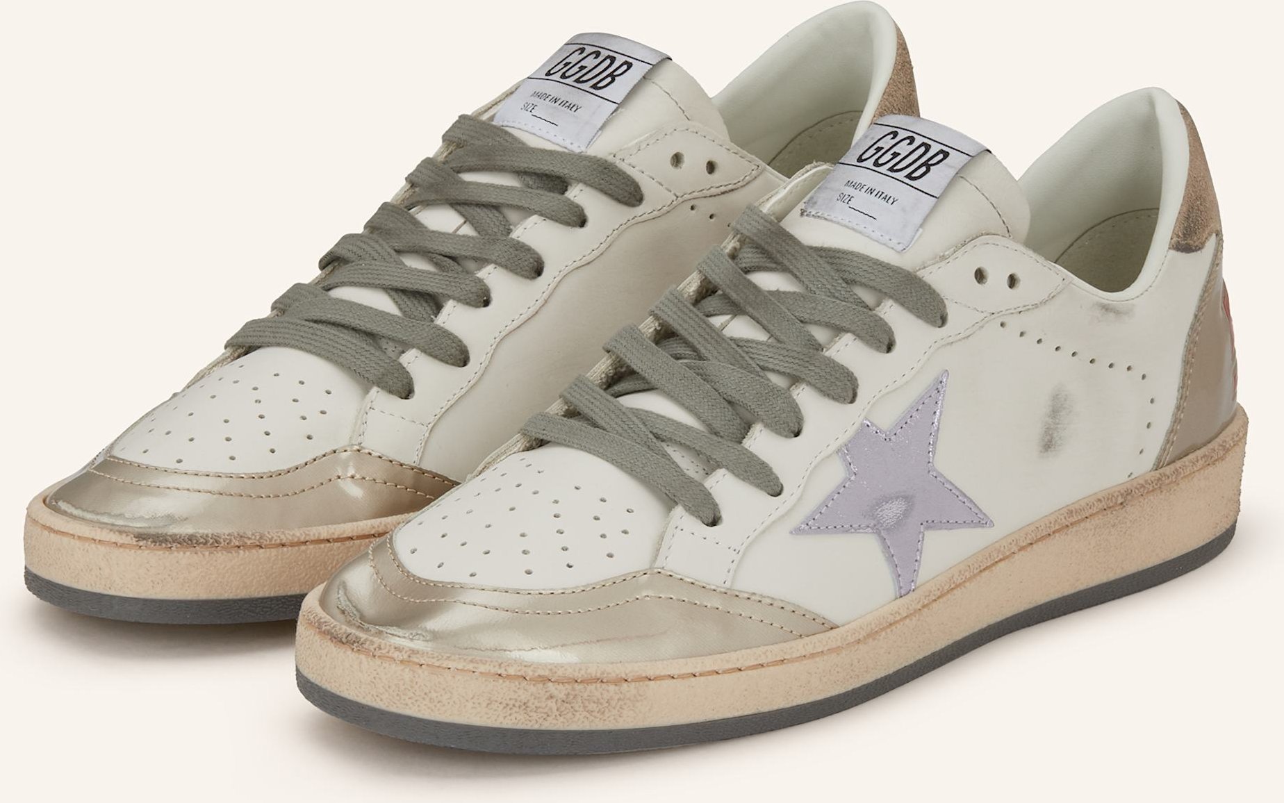Golden Goose Sneaker Ball Star weiss
