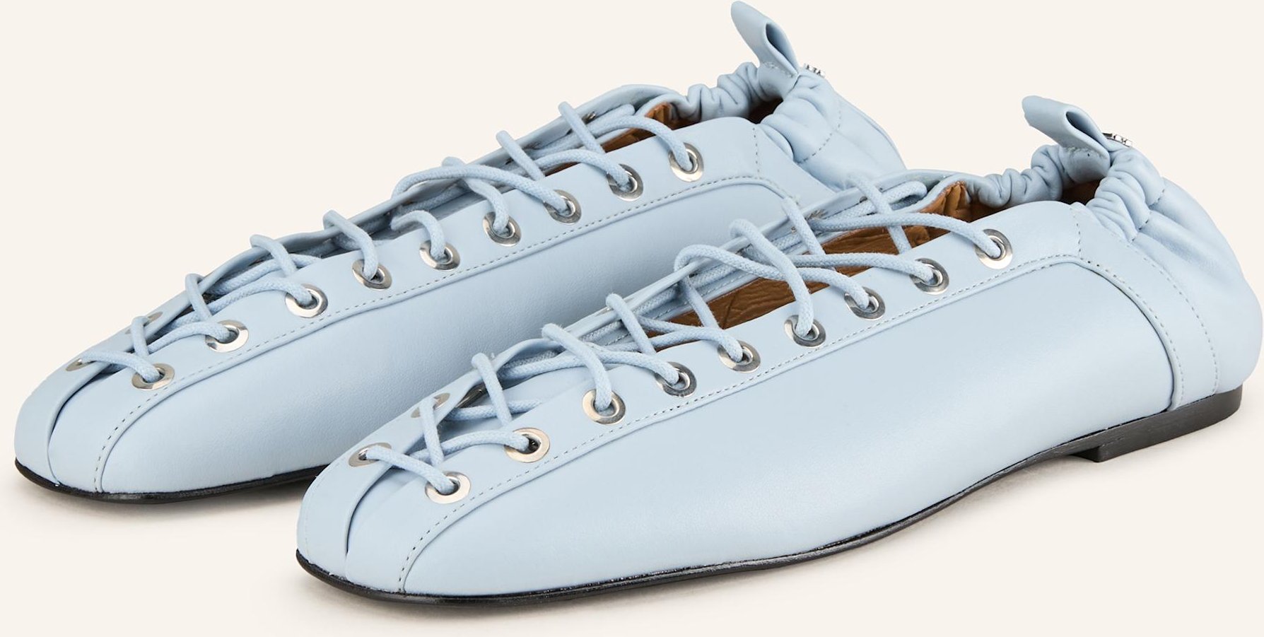 Thumbnail - Ganni Ballerinas blau