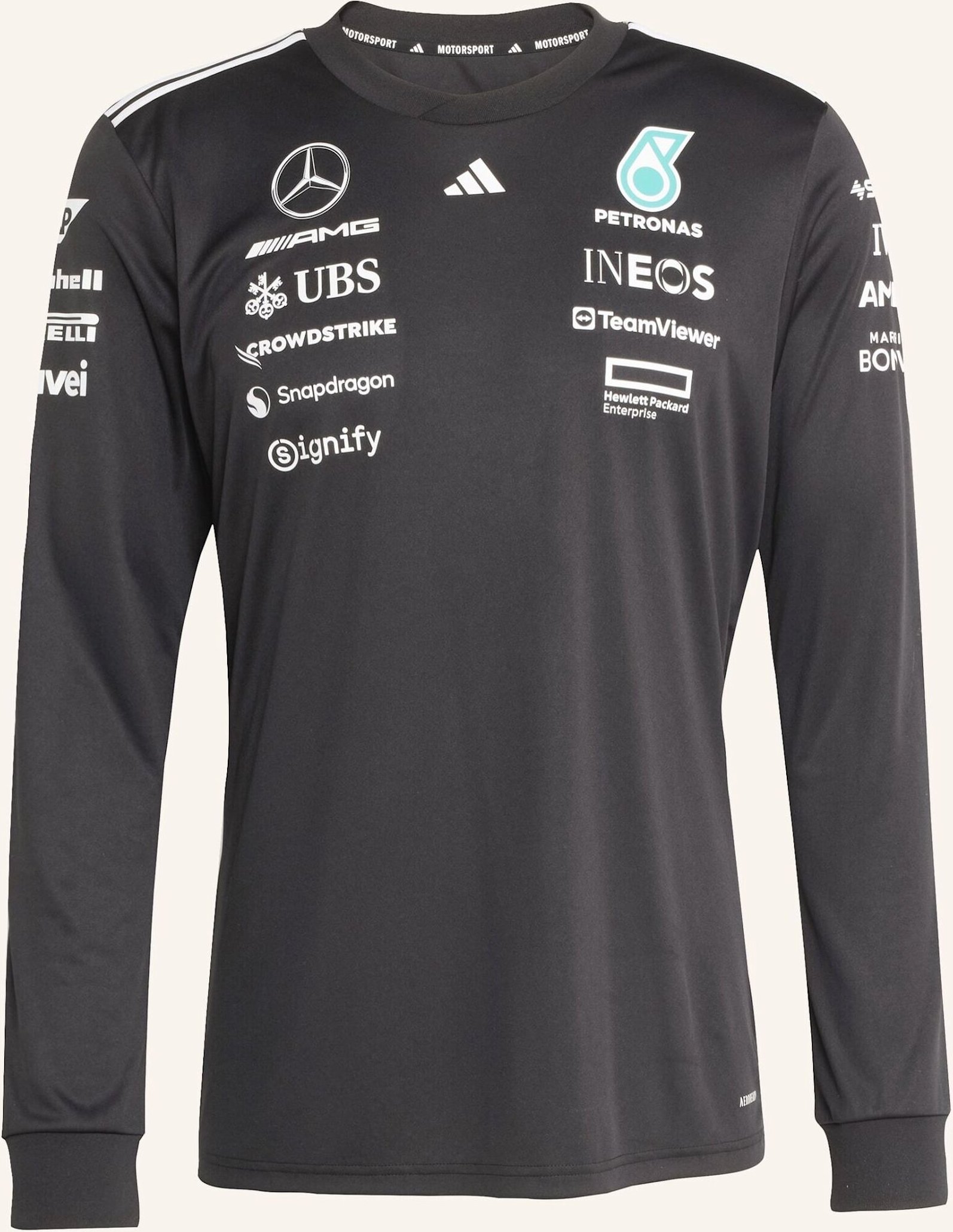 Thumbnail - Adidas Mercedes - Amg Petronas Formula One Team Driver Longsleeve schwarz