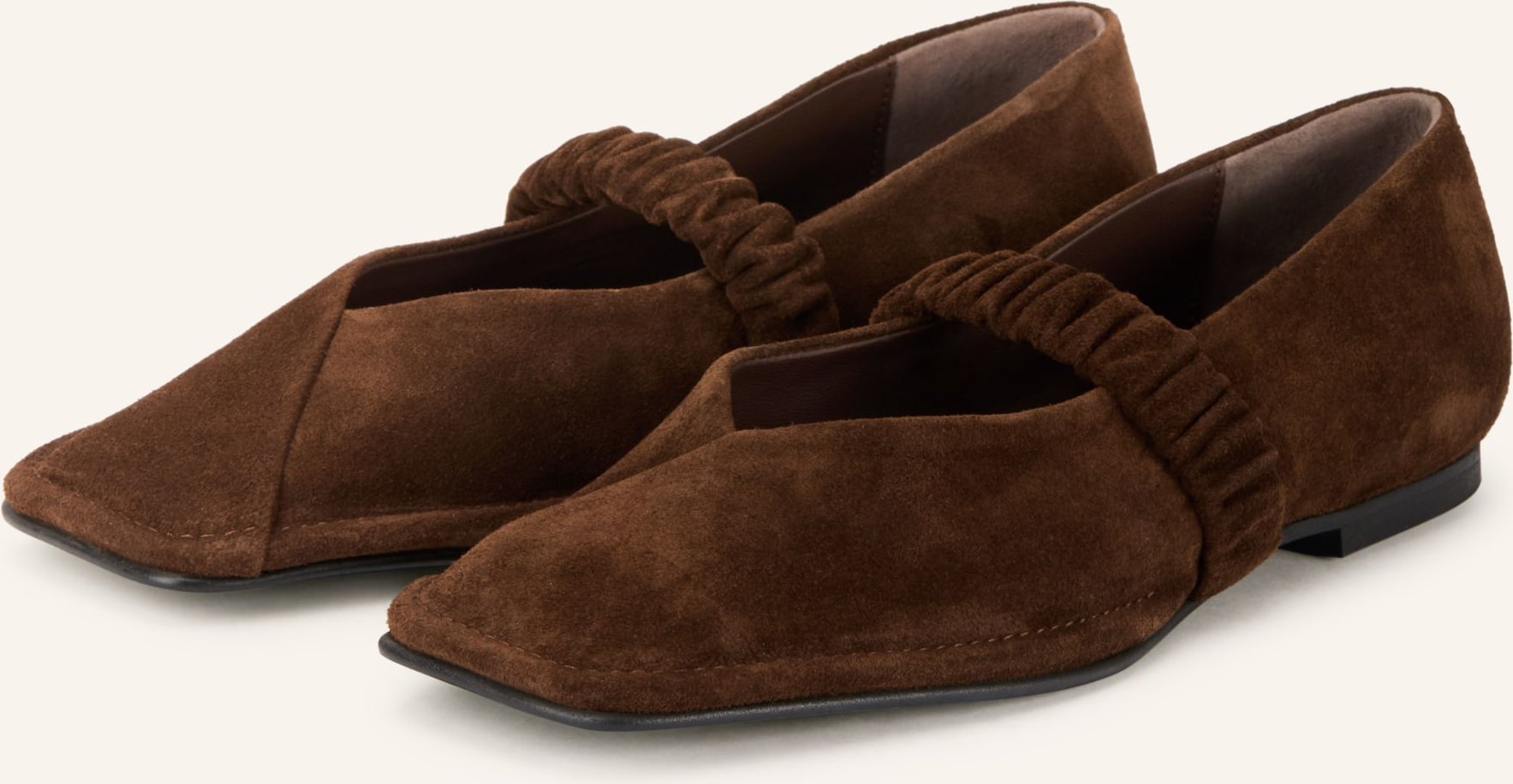 Alohas Mary-Jane-Ballerinas Lautan braun