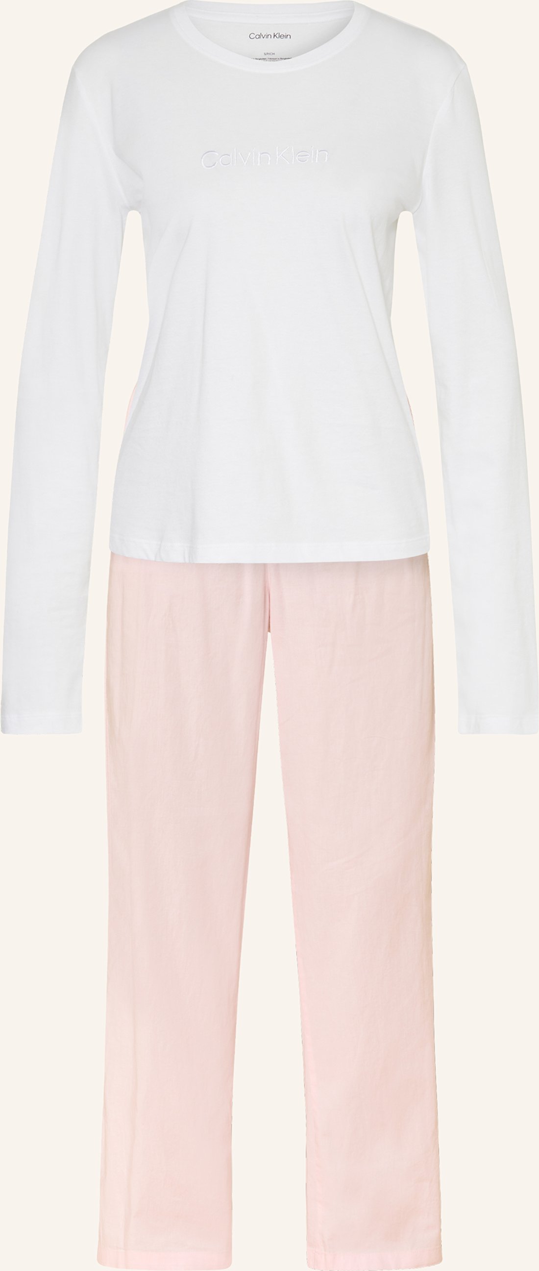 Thumbnail - Calvin Klein Schlafanzug Cotton Poplin rosa