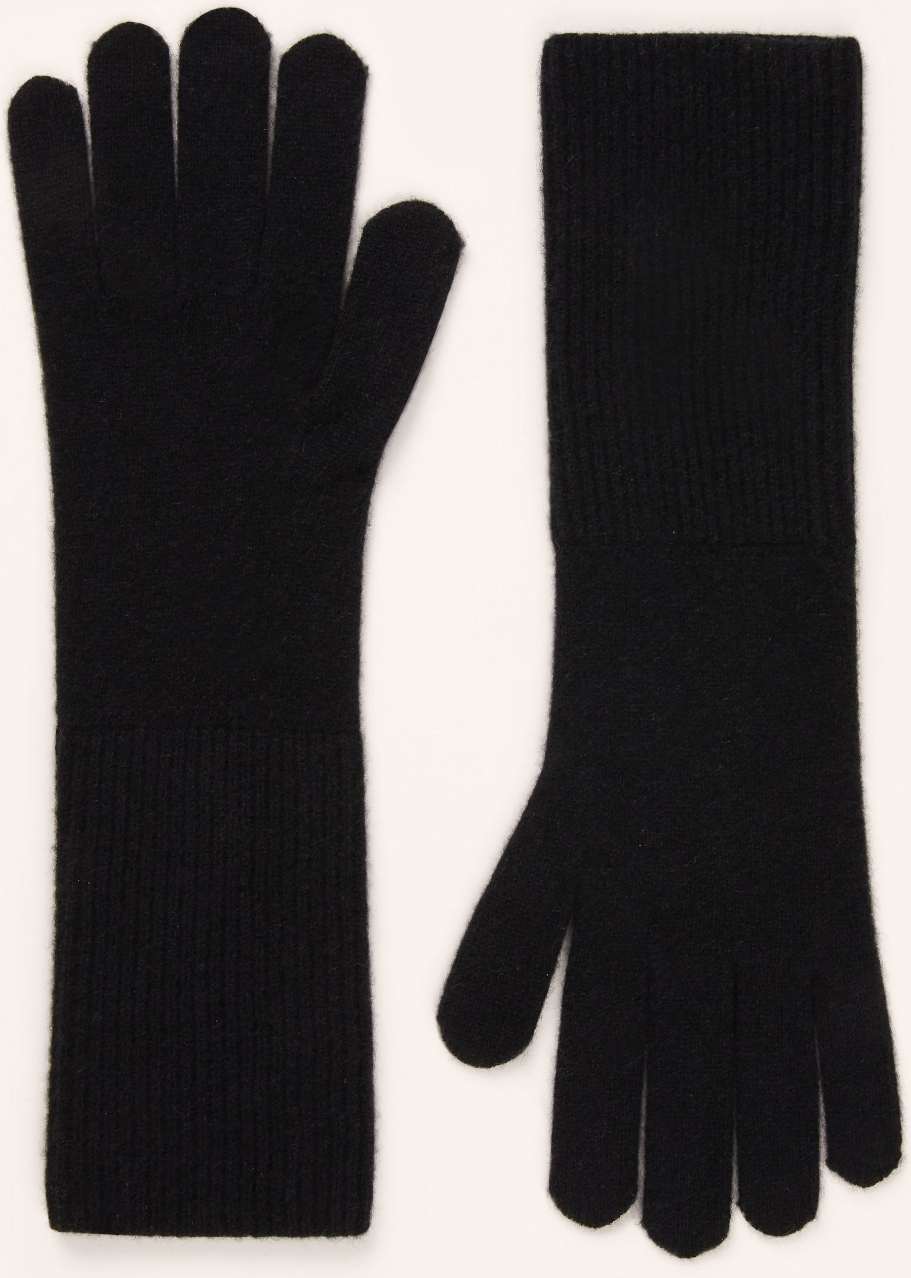 Darling Harbour Handschuhe Aus Cashmere schwarz