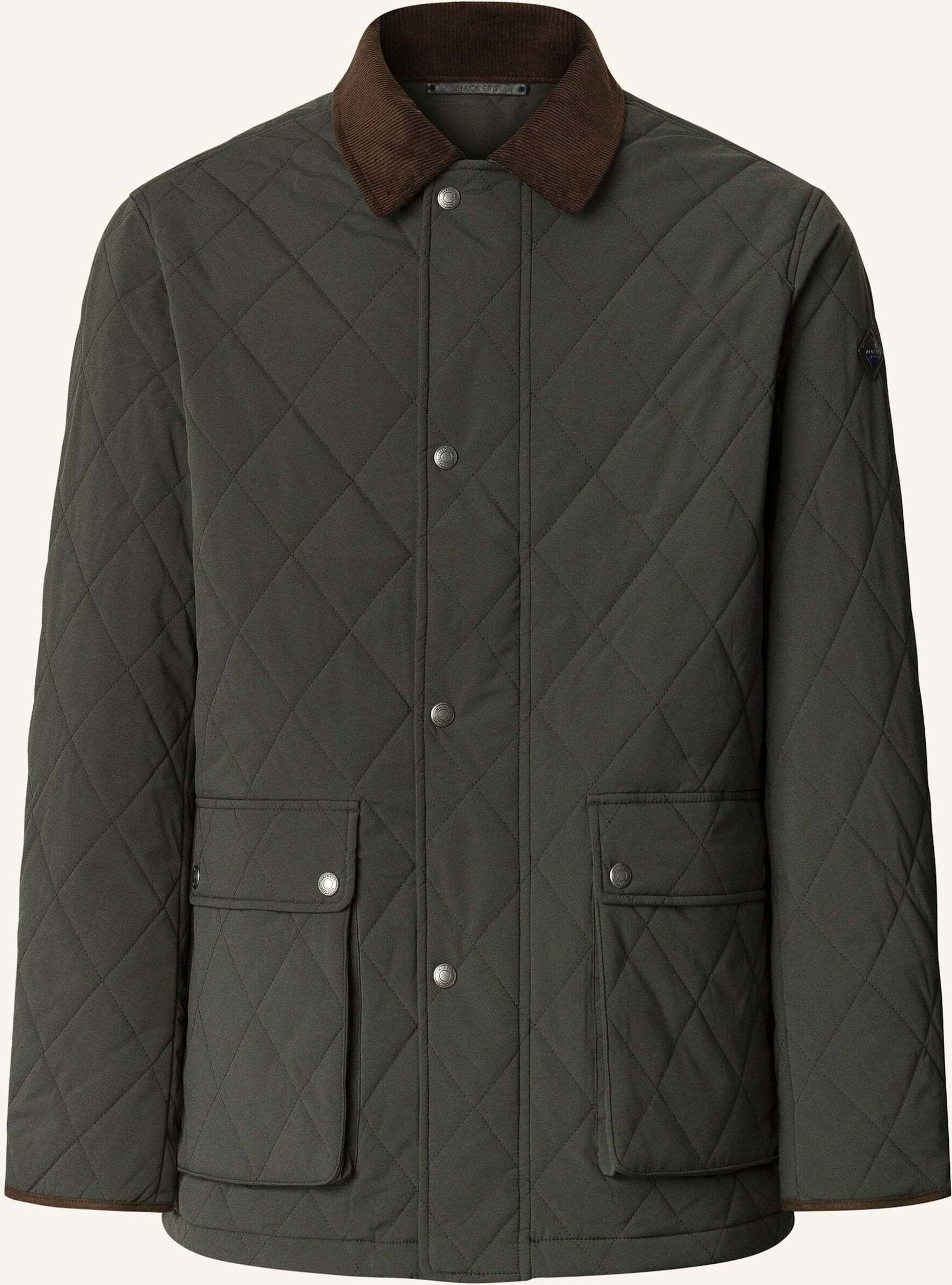 Hackett London Fieldjacket Quilted Jkt gruen