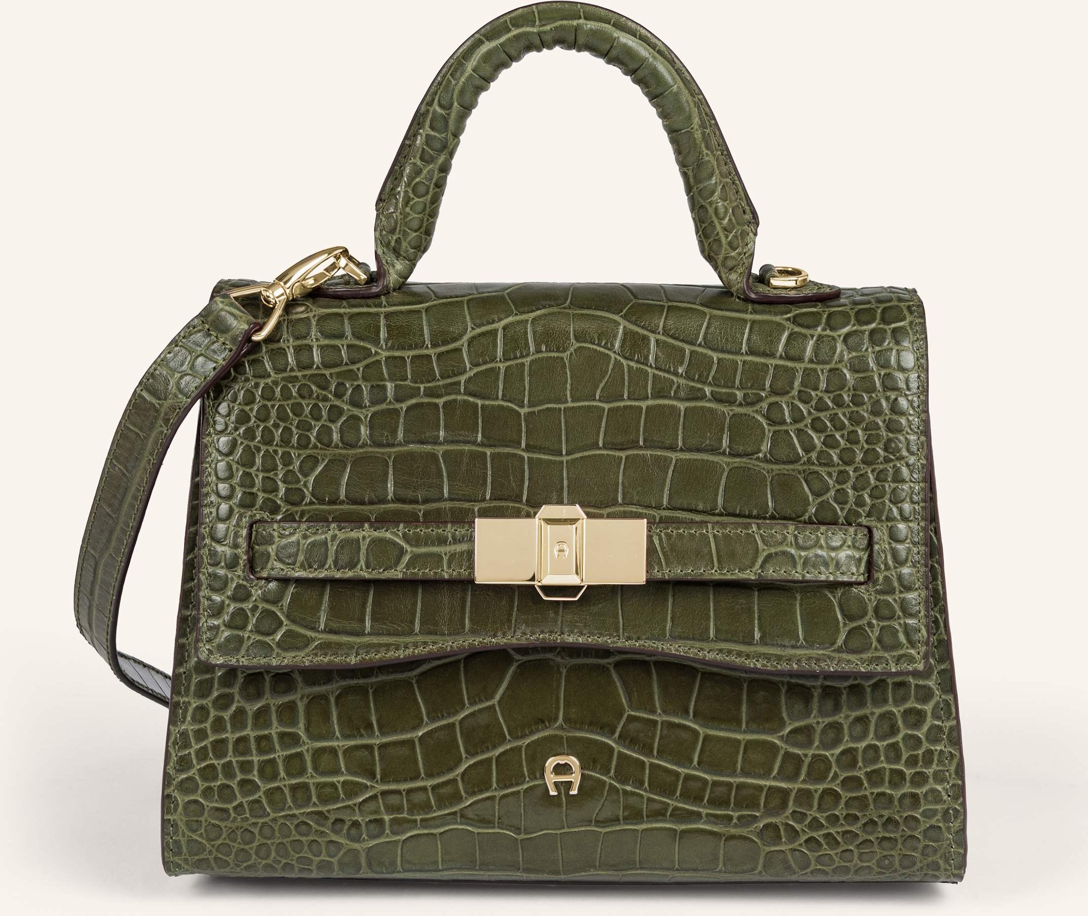 Aigner Handtasche Coccodrillo grau