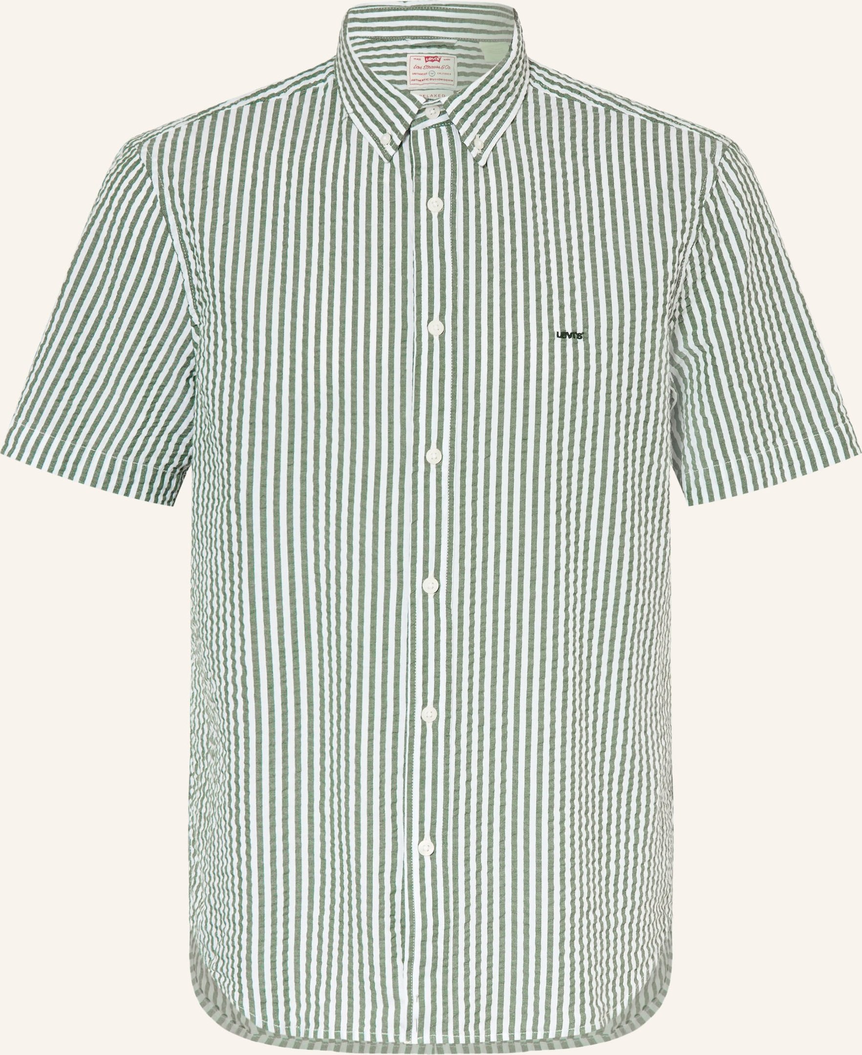 Levi's® Kurzarm-Hemd Relaxed Fit gruen