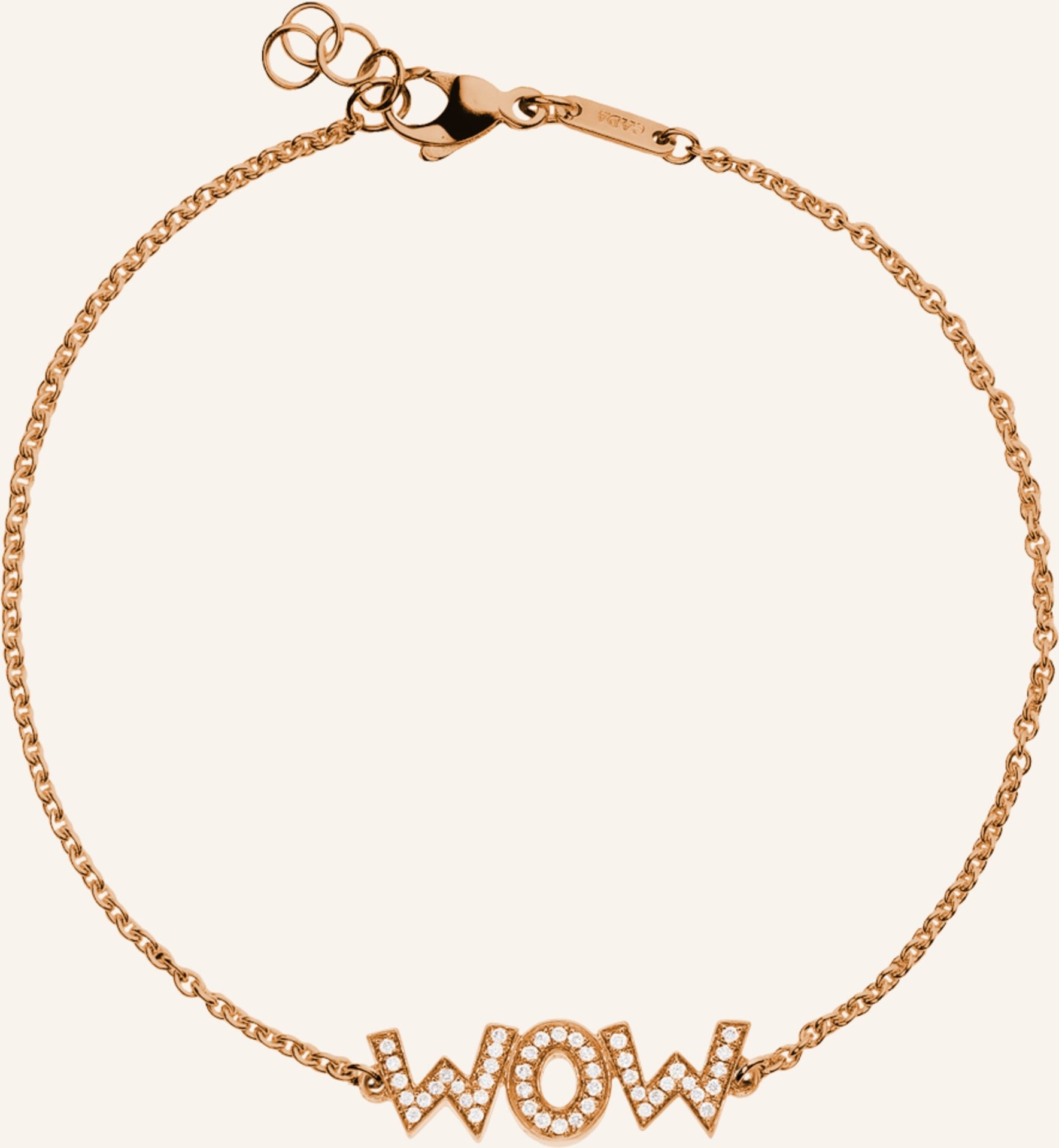 Cada Armband Wow Mom rosegold