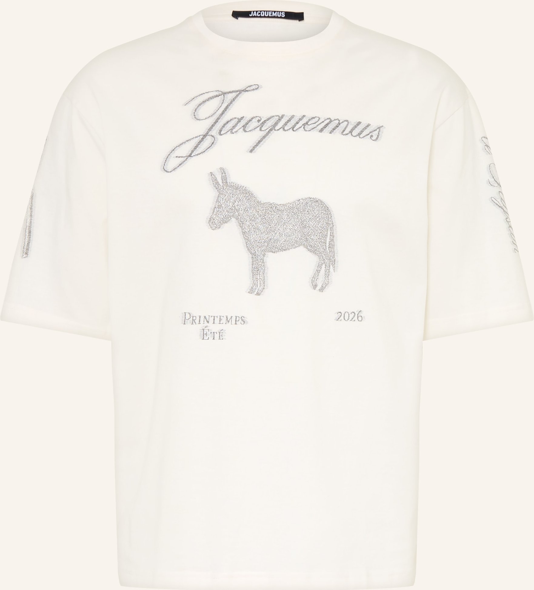 Jacquemus T-Shirt Le Tshirt Ane beige