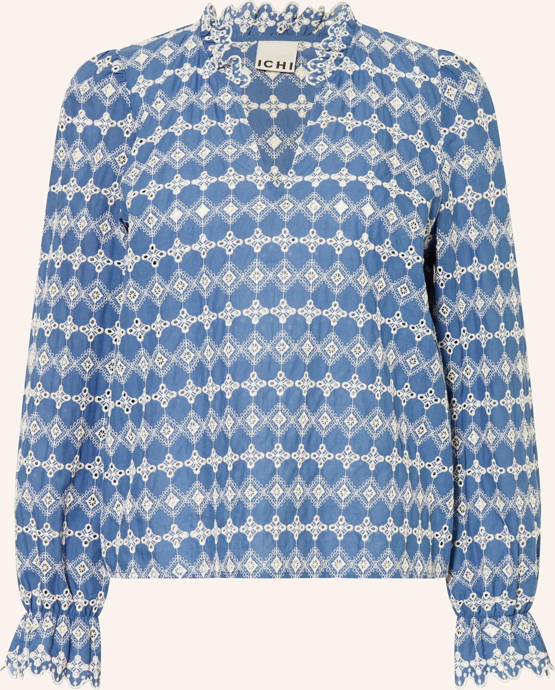 Ichi Blusenshirt Ihfulia blau